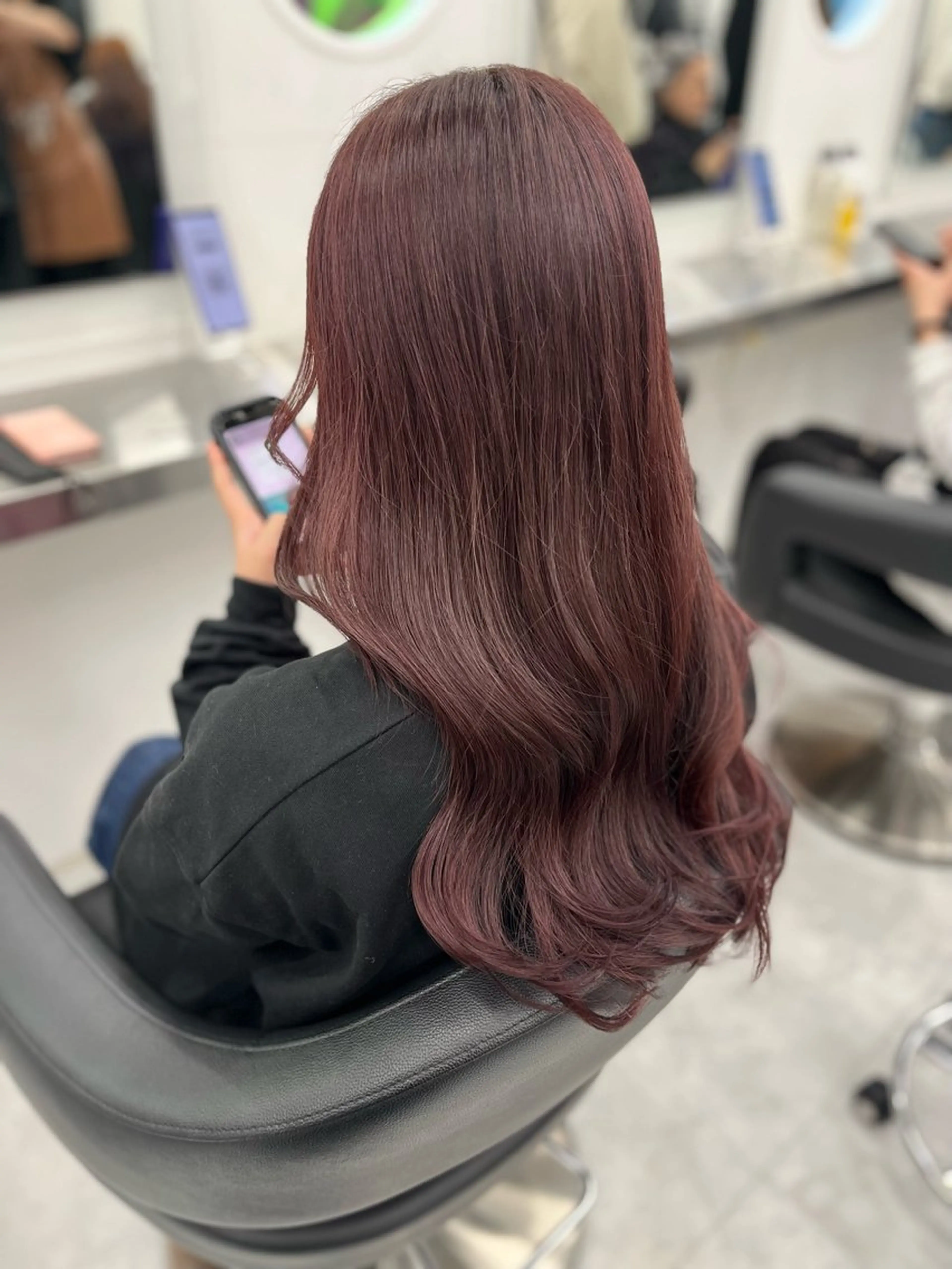 セミロング カラー ヘアアレンジ ヘアカラー トリートメント 愛されカラー🩷 はるなのヘアスタイル