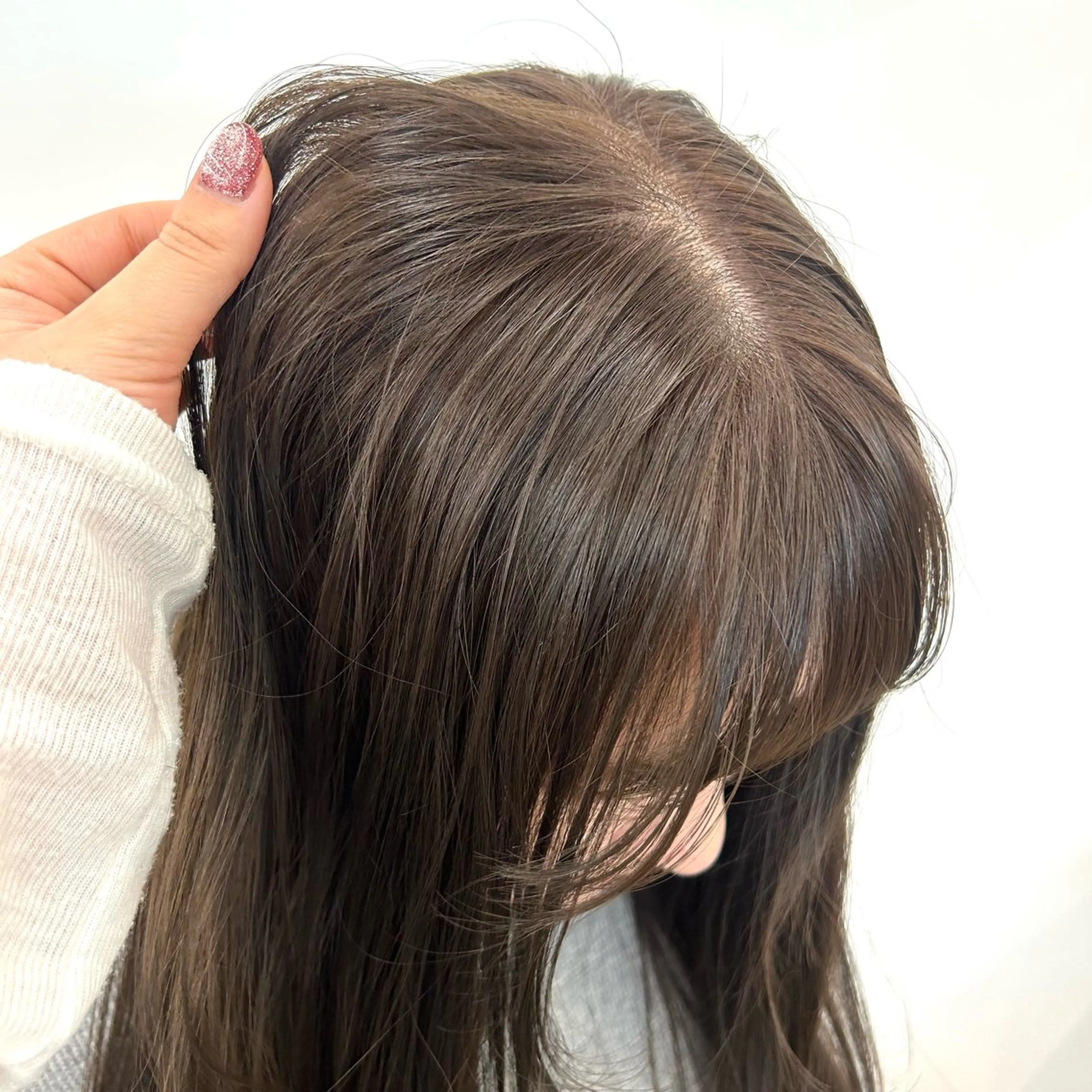 セミロング カット トリートメント ベージュ/透明感/ レイヤー/あやか💕のヘアスタイル