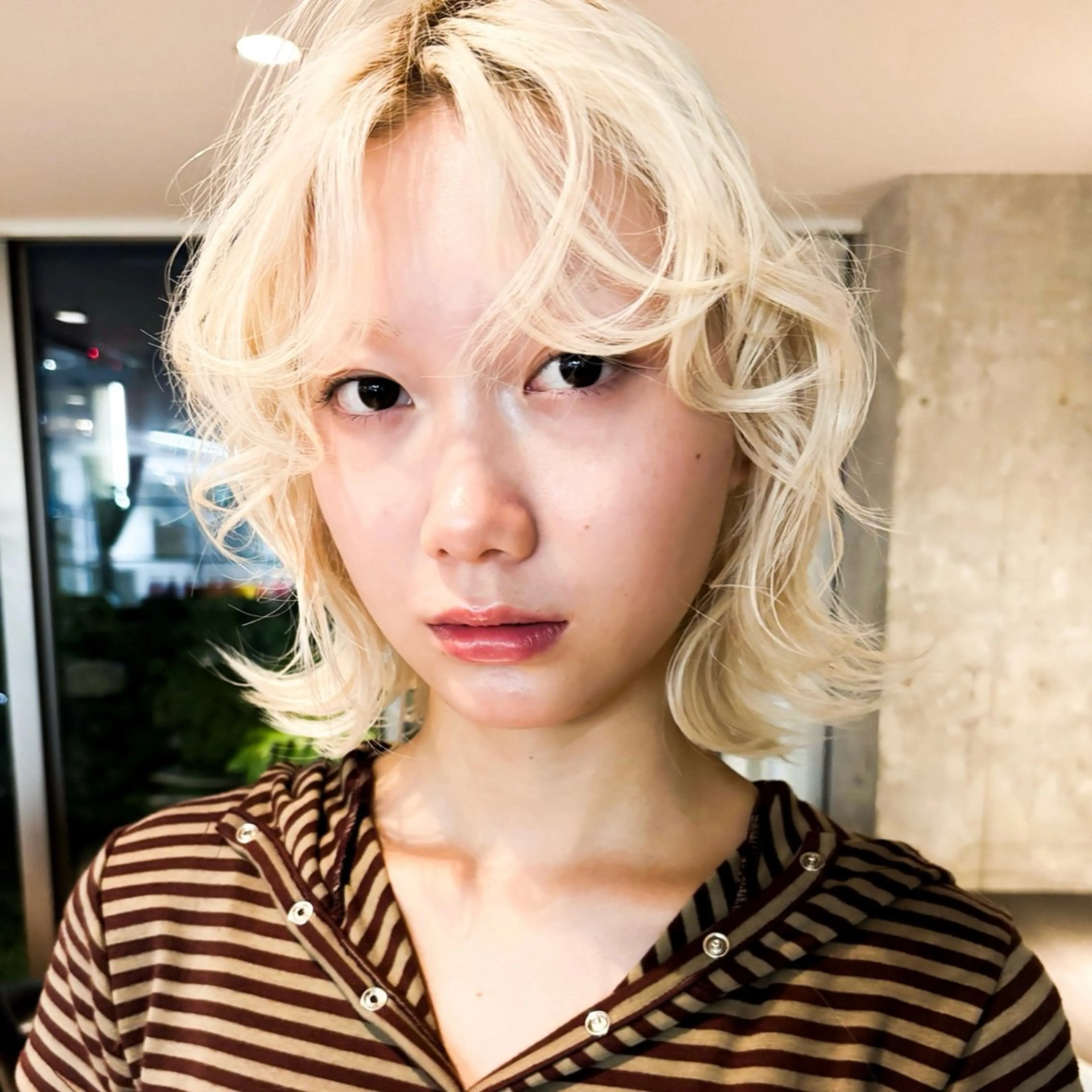 ミディアム カラー myu 🐈‍⬛のヘアスタイル