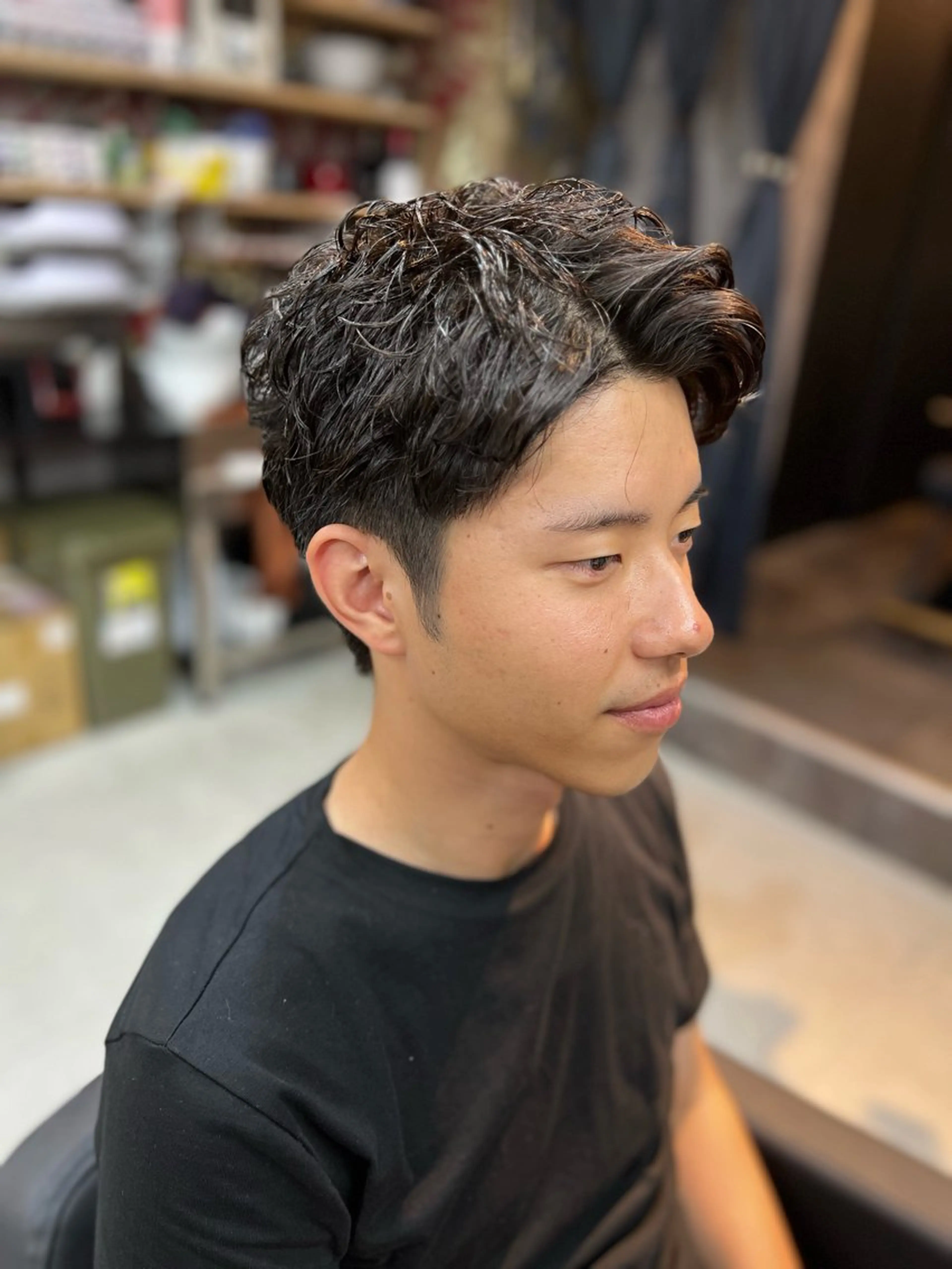 ショート パーマ メンズ 錦糸町/Men's cutパーマ石川史弥のヘアスタイル