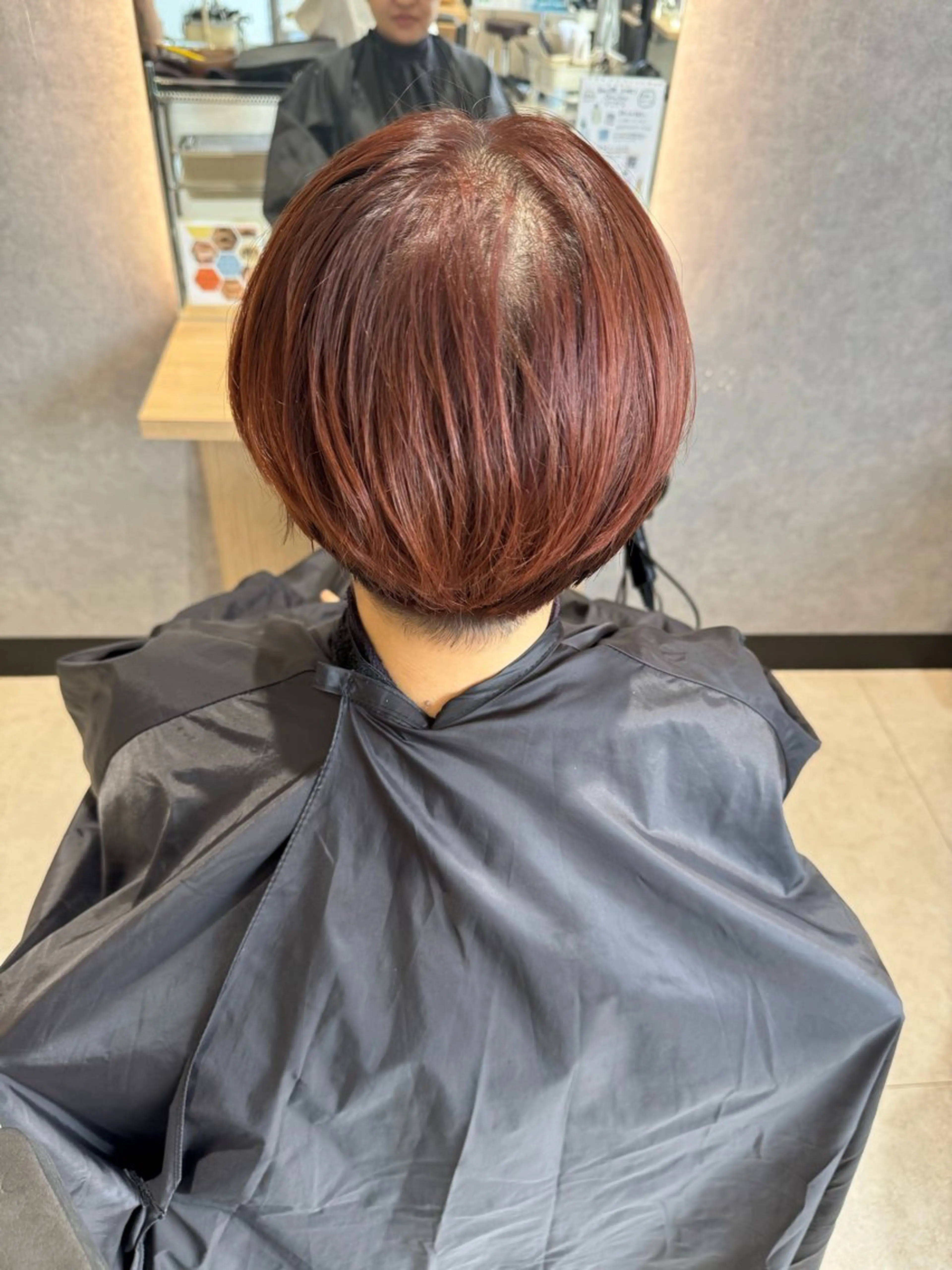ショート カラー 透明感カラー THETAふじみ野 古屋のヘアスタイル