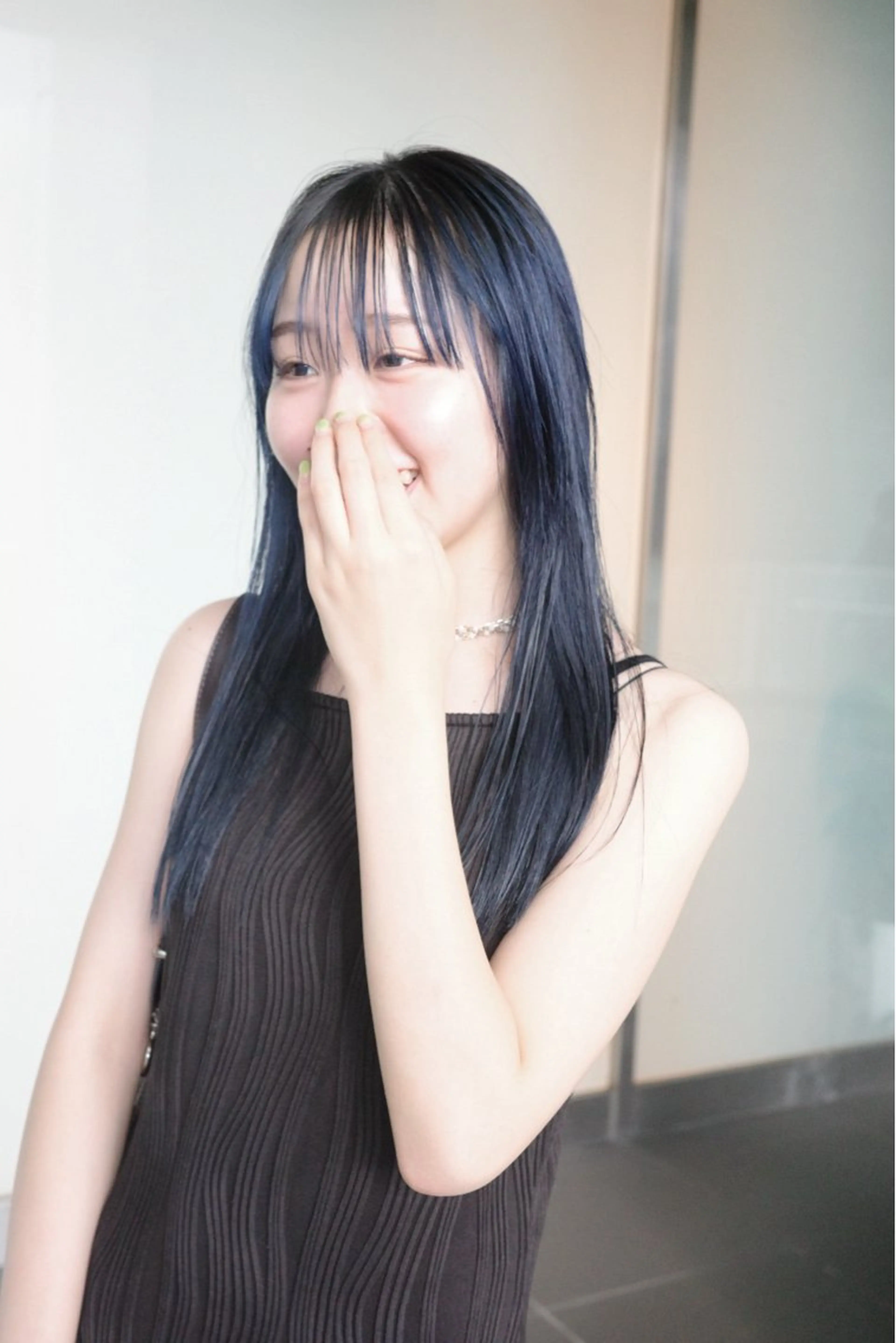 ロング カラー カット ヘアカラー トリートメント 村田 りょうやのヘアスタイル