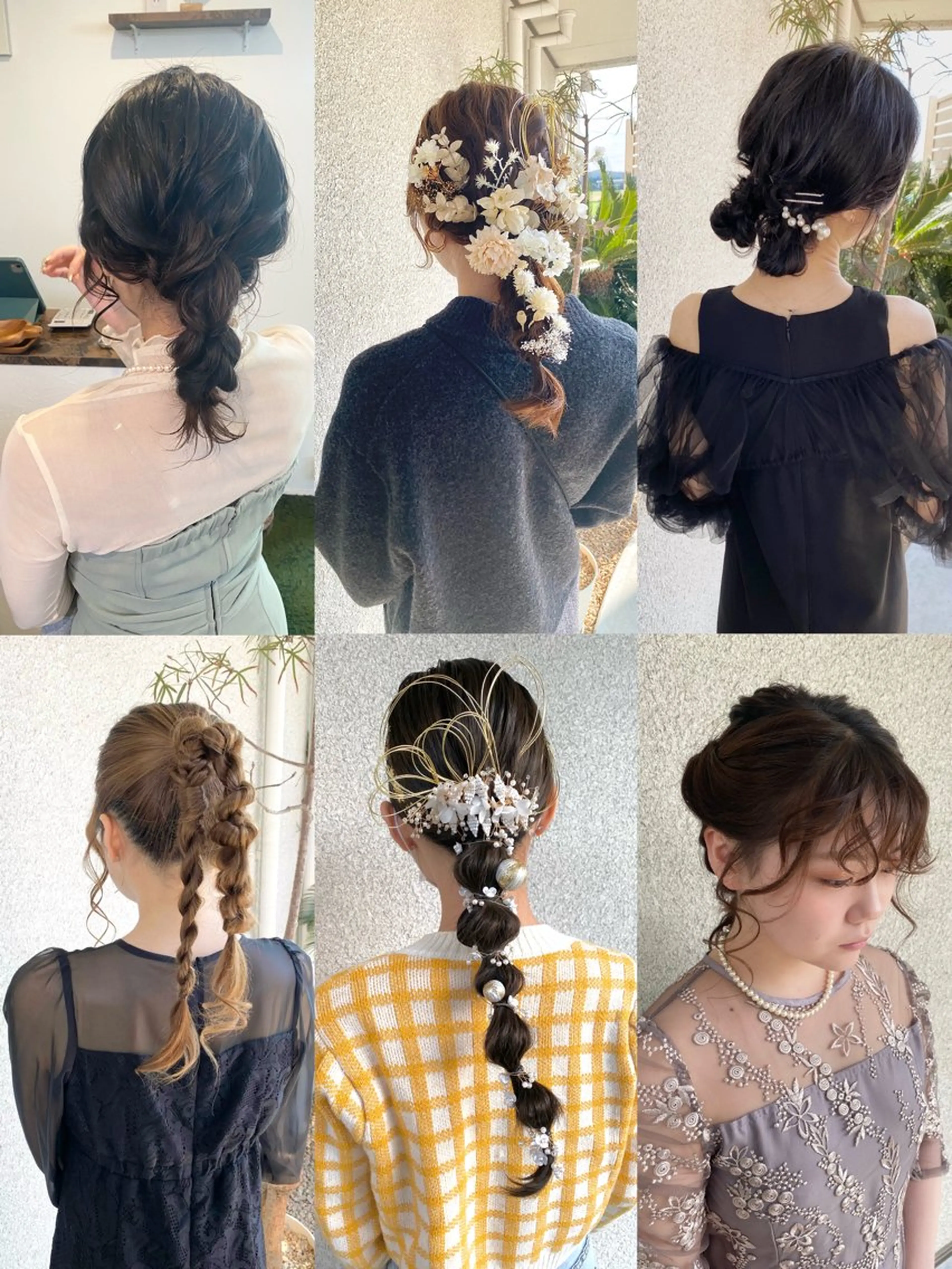 セミロング ヘアアレンジ 桑原 菜摘のヘアスタイル