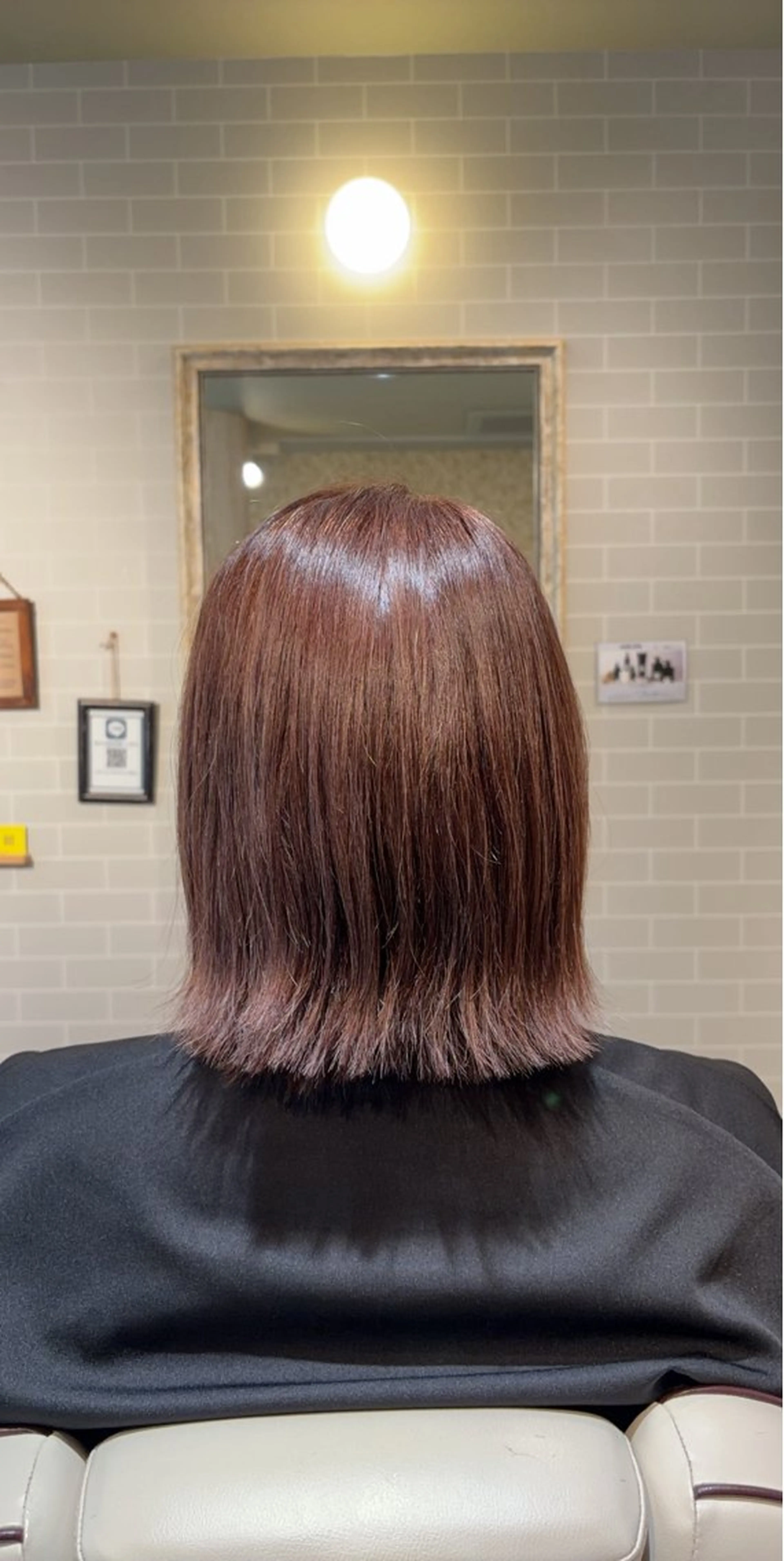 カラー ベージュカラー ブリーチ 透明感カラー ブリーチなしカラー ピンクカラー かさい さきのヘアスタイル