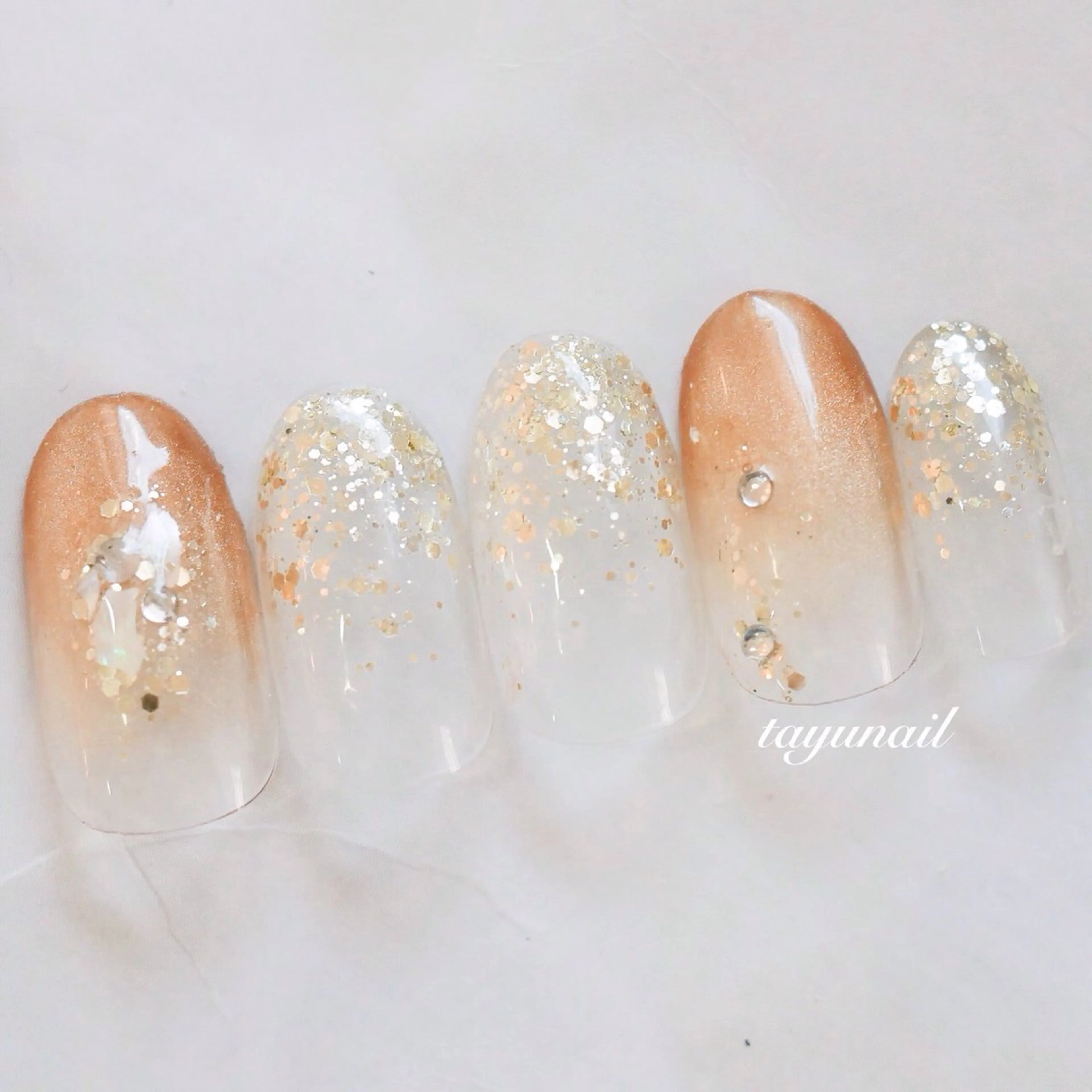 ネイル アートネイル ジェルネイル パラジェル ハンドネイル ネイルサロン・ネイルスクール たゆnail所属・ネイルサロン 【たゆnail】のネイルデザイン