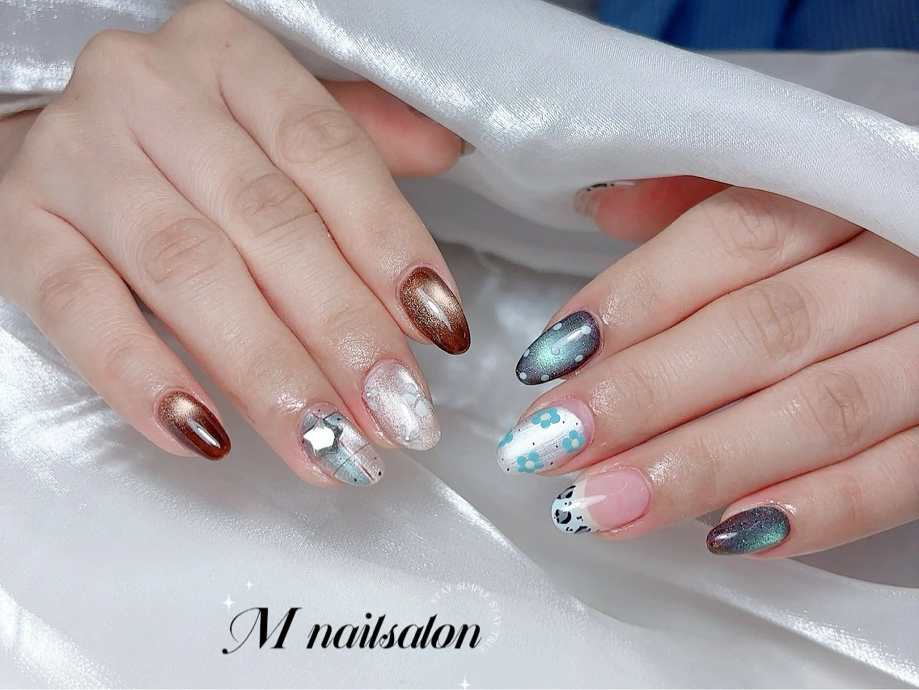 ネイル M🌷nail 長さだし専門店のネイルデザイン