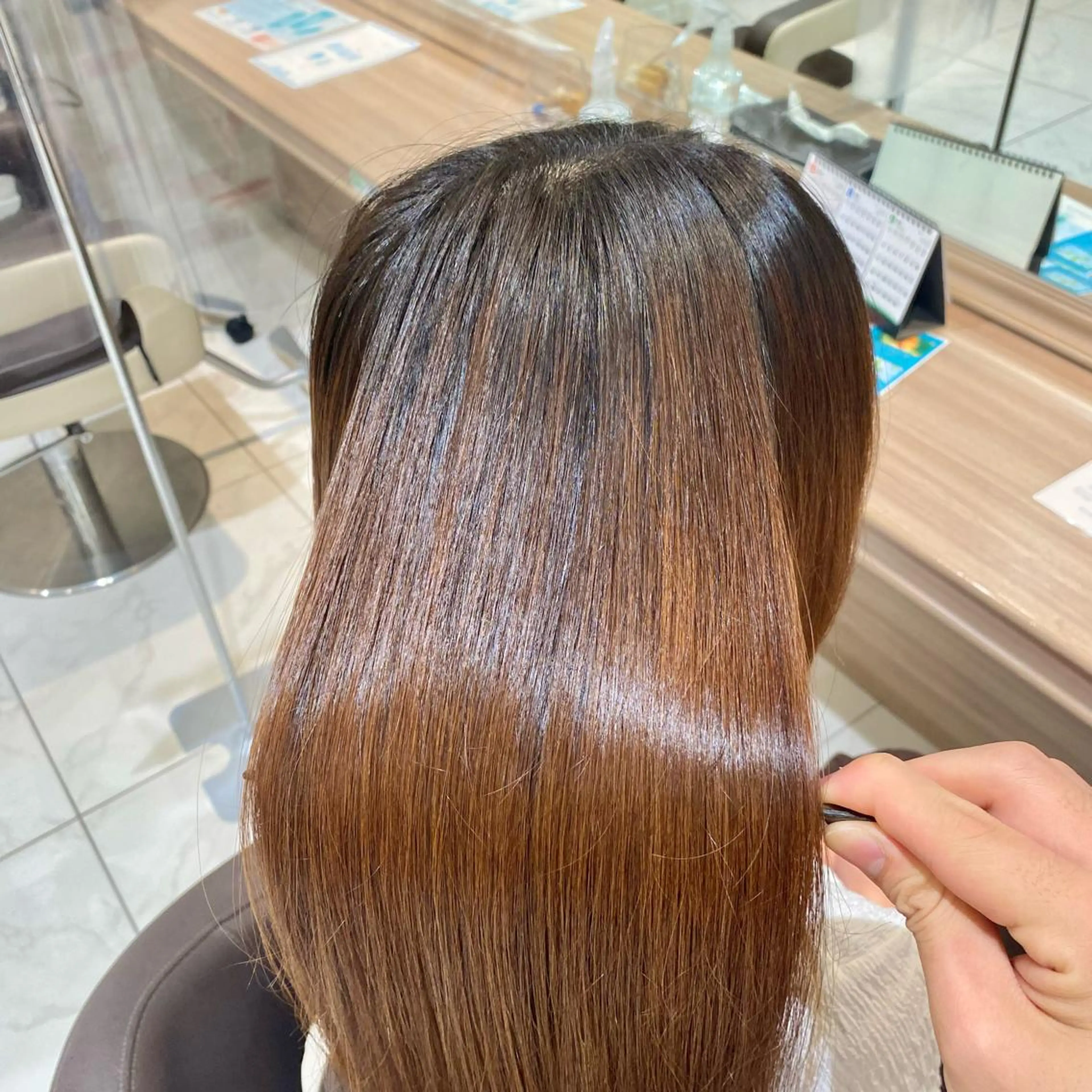 ロング ✨美髪／縮毛矯正 講師 ／塚田健✨のヘアスタイル