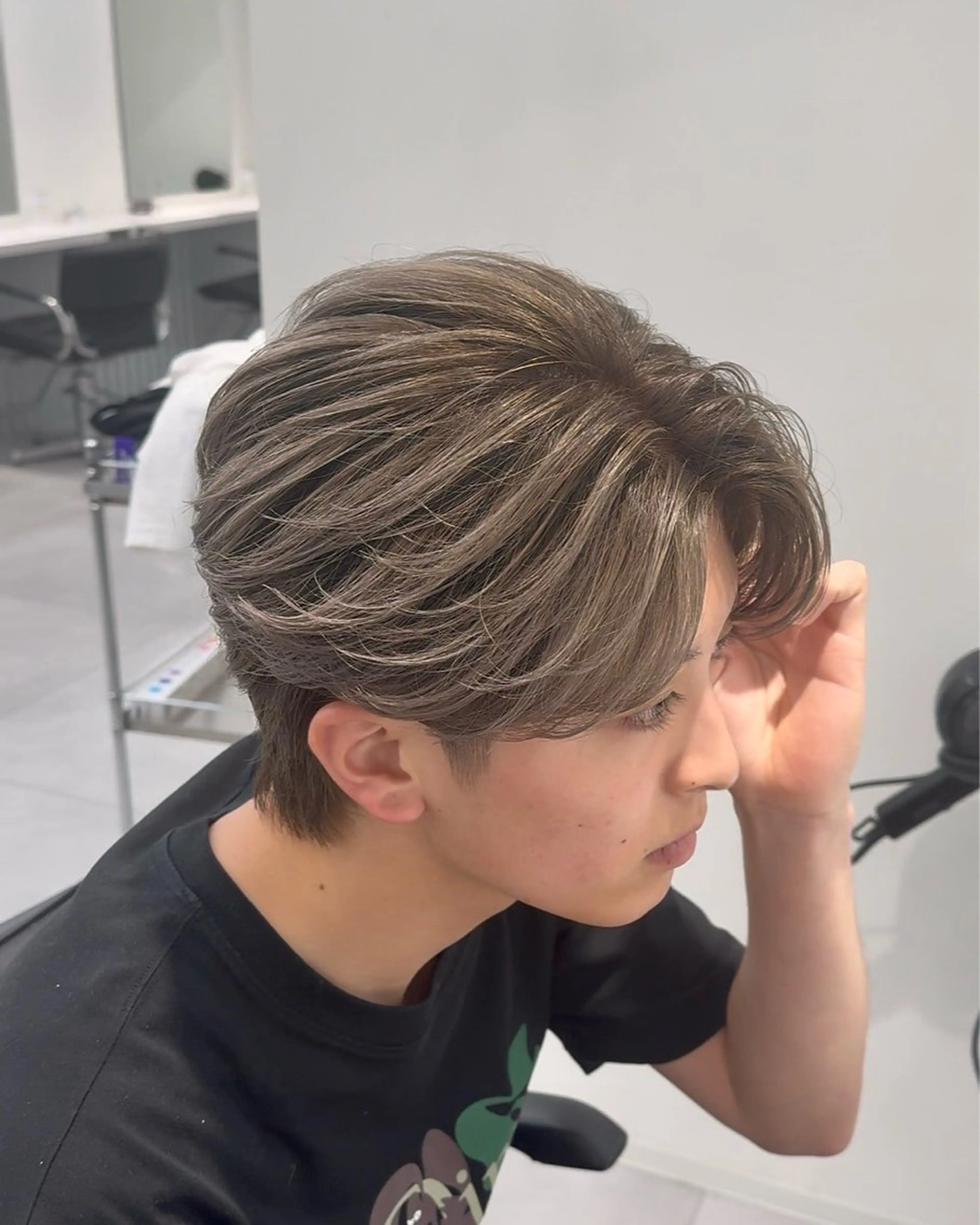 カラー メンズ そら/Ace栄 スパイキー/パーマのヘアスタイル