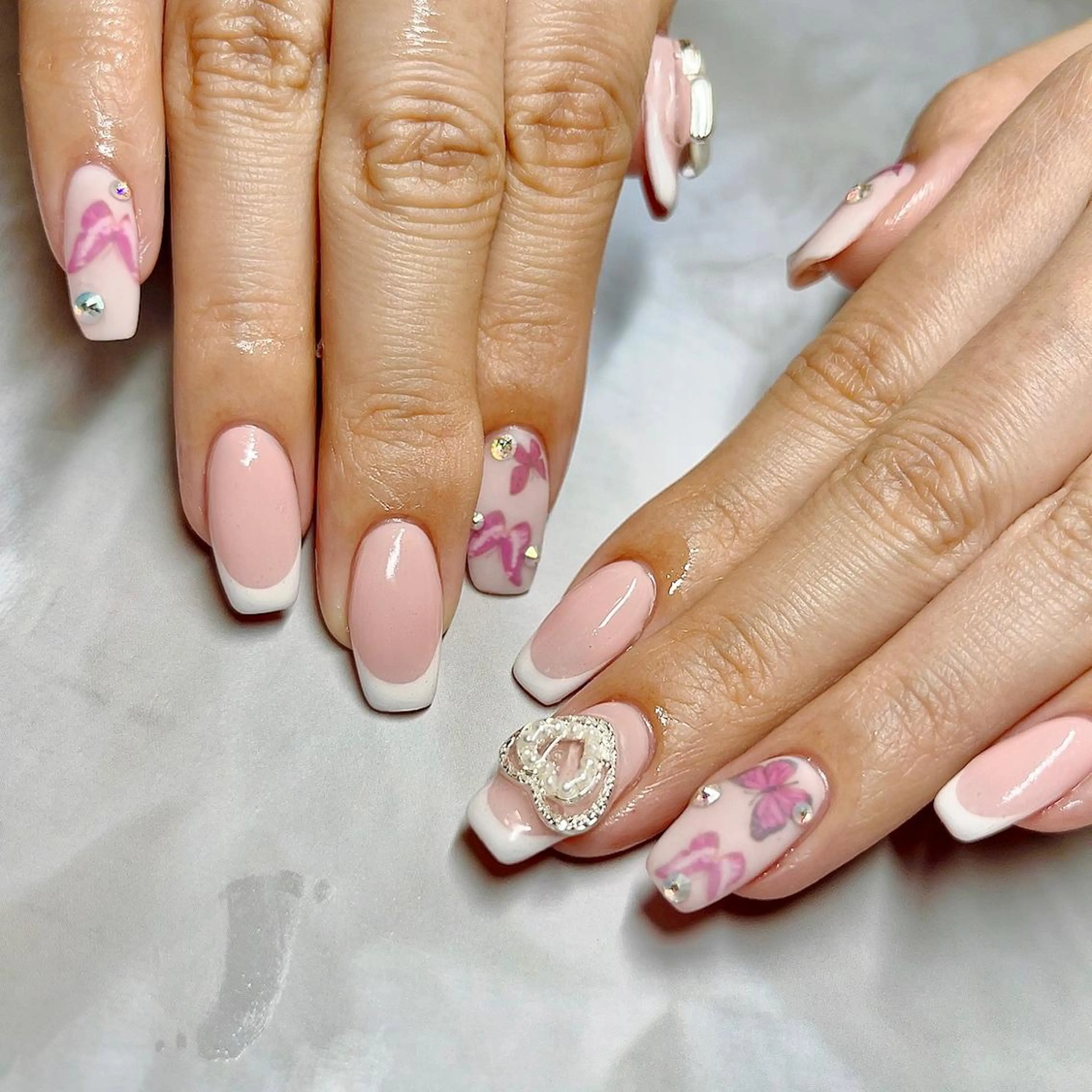 ネイル ジェルネイル ハードジェル スカルプネイル しば まなみのネイルデザイン