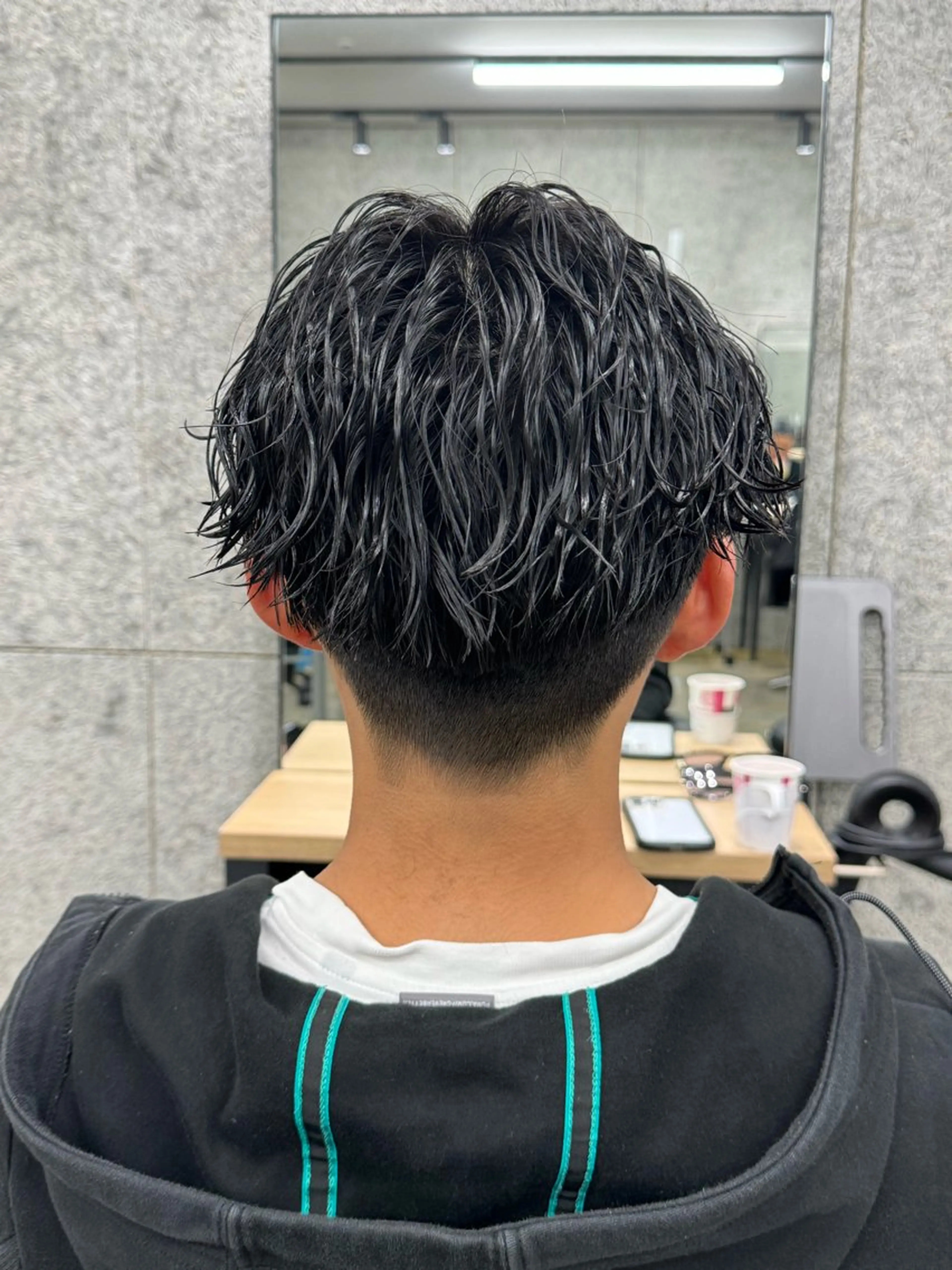 パーマ メンズ カット パーマ 髪質改善/浅沼 亮のヘアスタイル