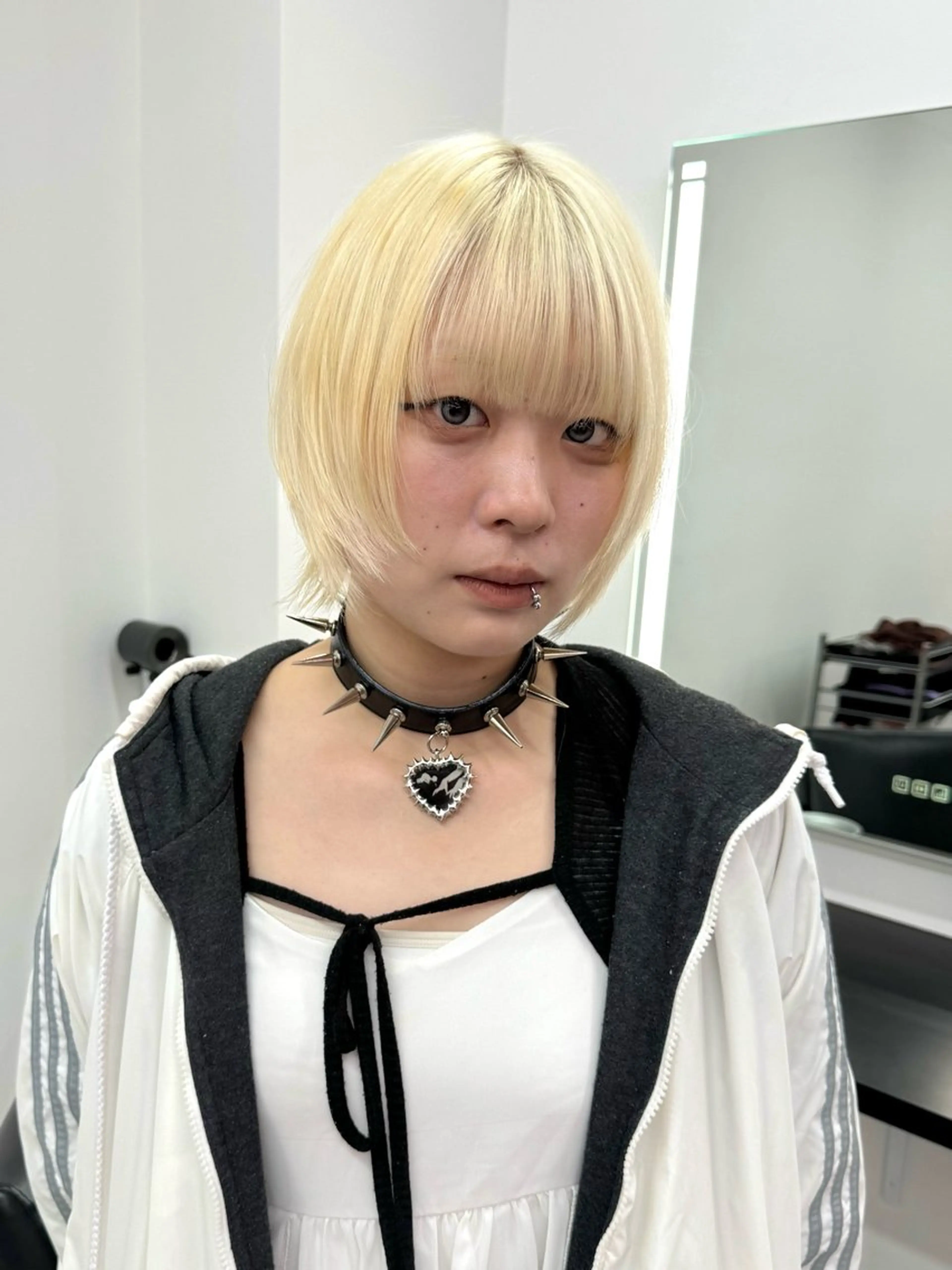 ショート カラー ブリーチ ダブルカラー ショートヘア トリートメント EGO池袋所属・💫池袋/カラー/ shu💫のヘアスタイル