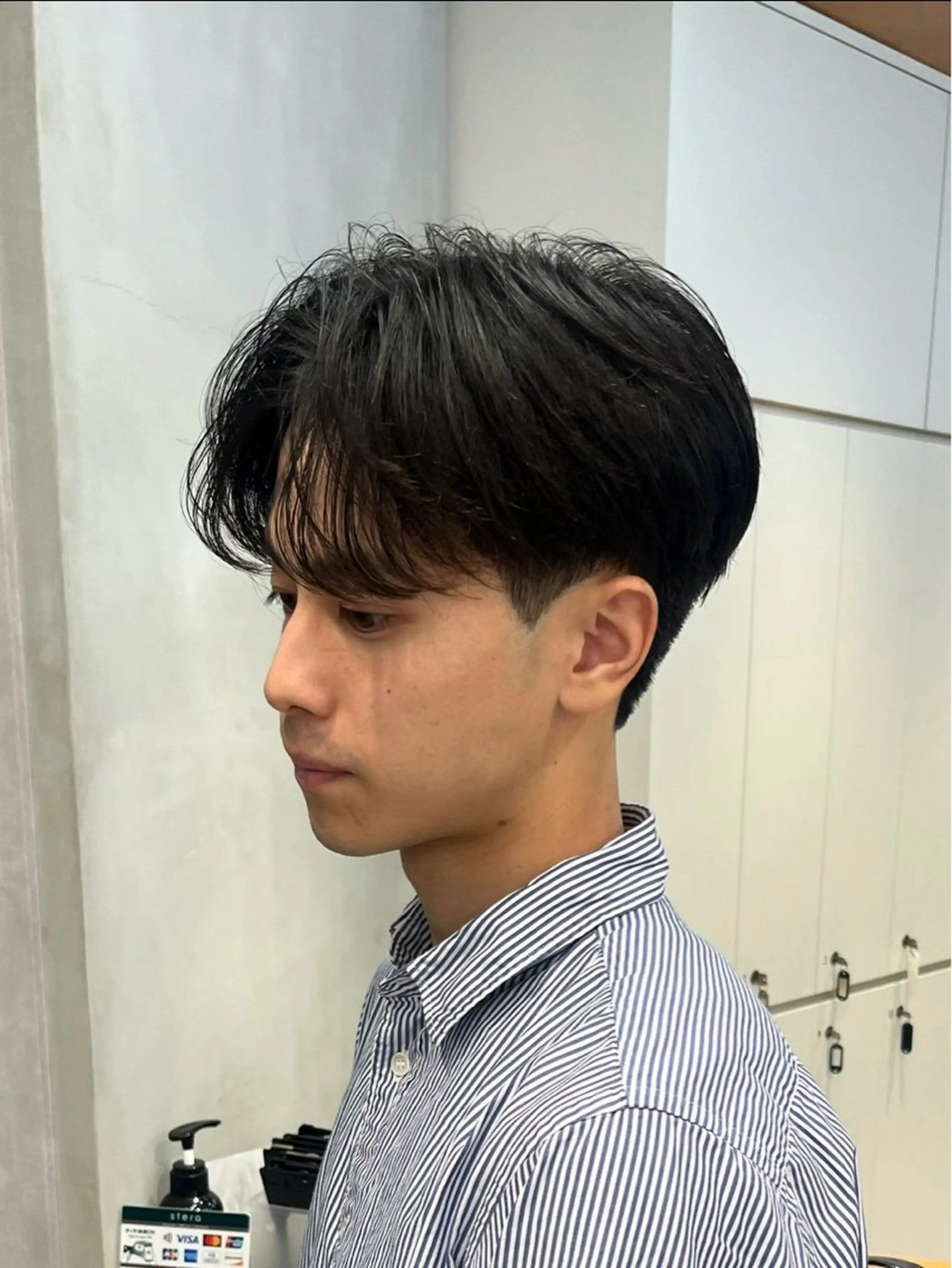 【ご新規様👀4月限定‼️】ミニモ学割☘️メンズセンターパートカット💇🏻♂️の写真