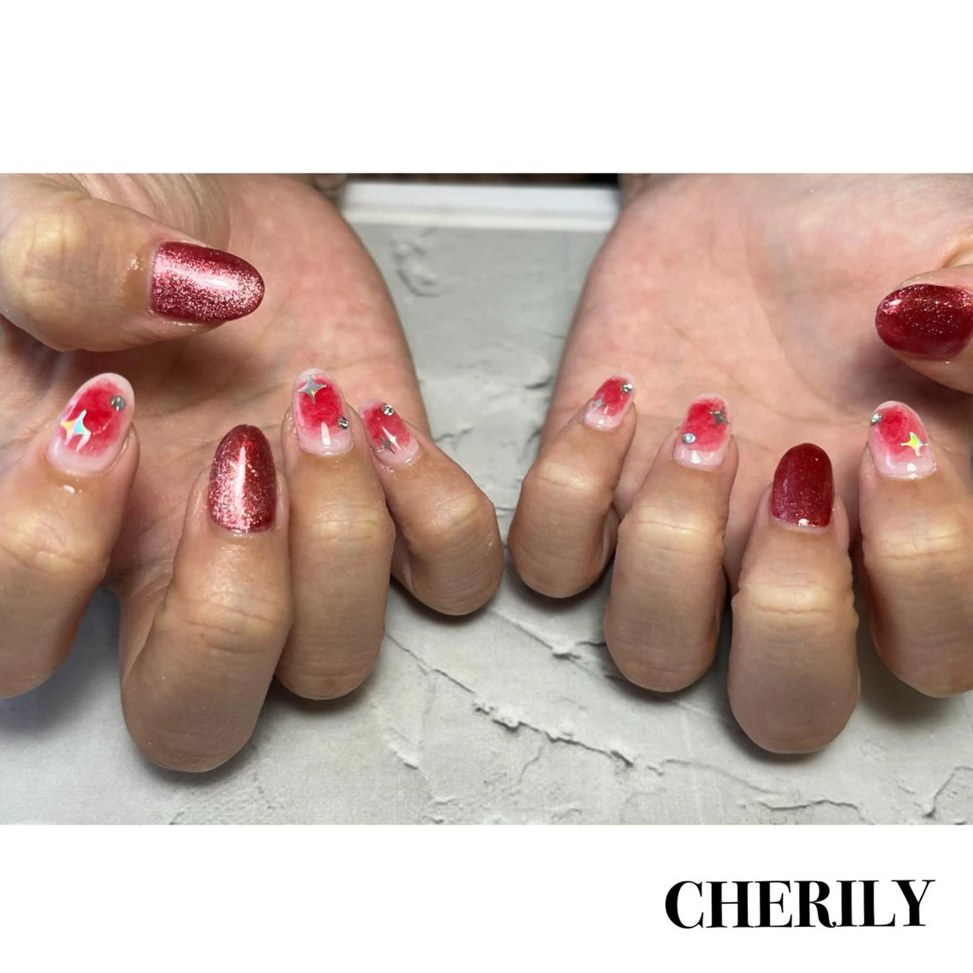 ネイル ハンドネイル CHERILY SAKURAのネイルデザイン