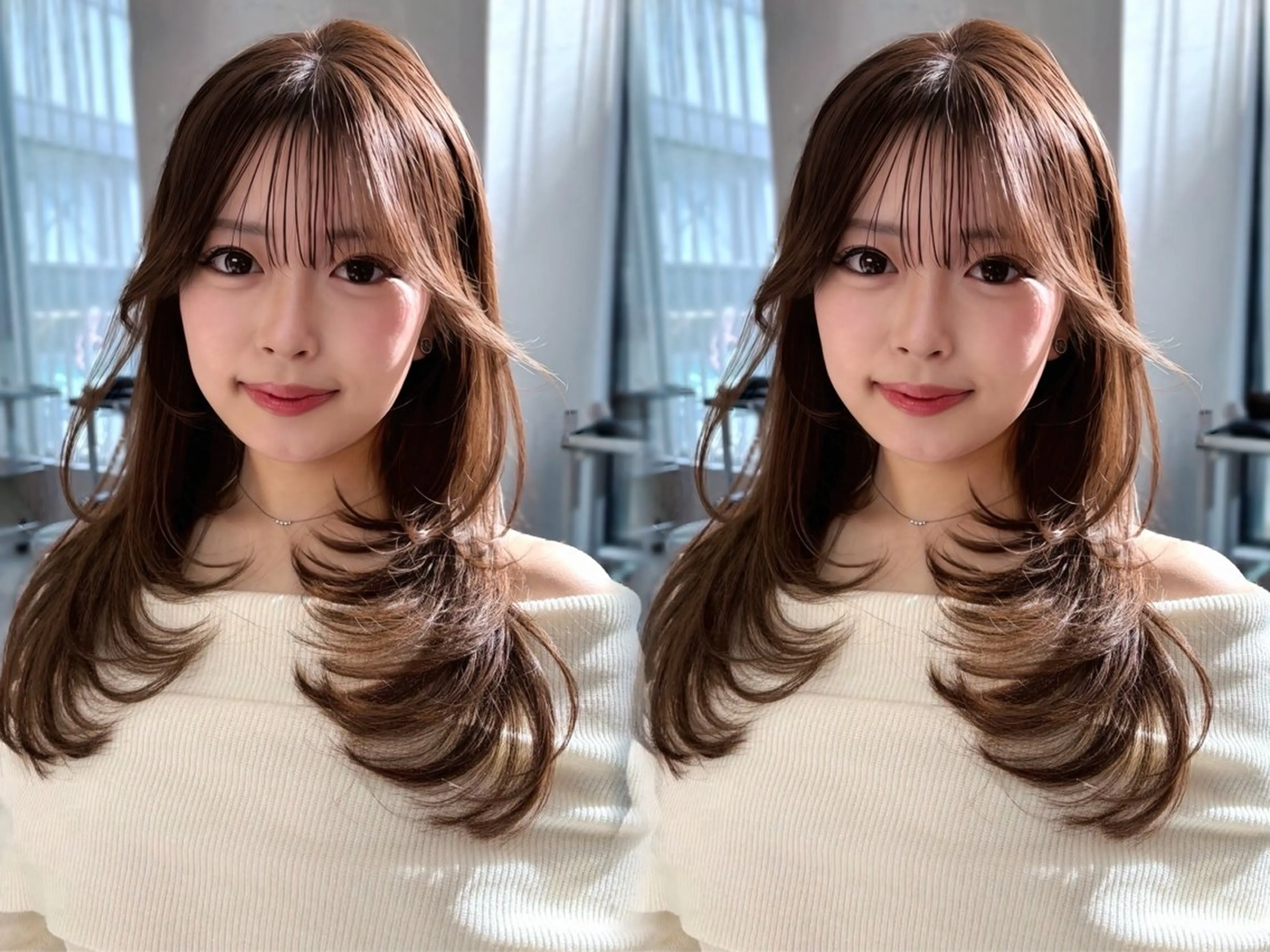 セミロング カット トリートメント 木串 楽人のヘアスタイル