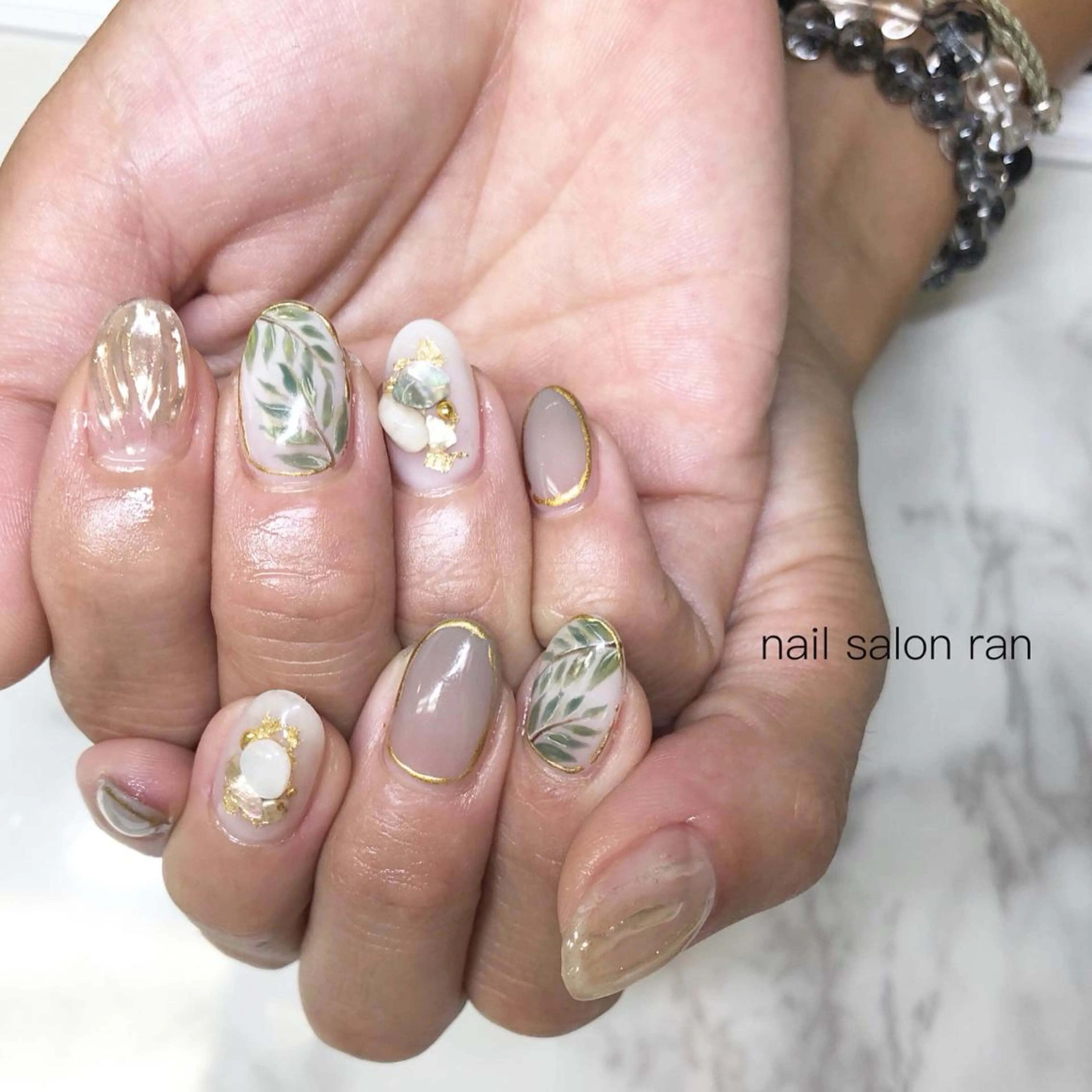 ネイル アートネイル nailsalon ranのネイルデザイン