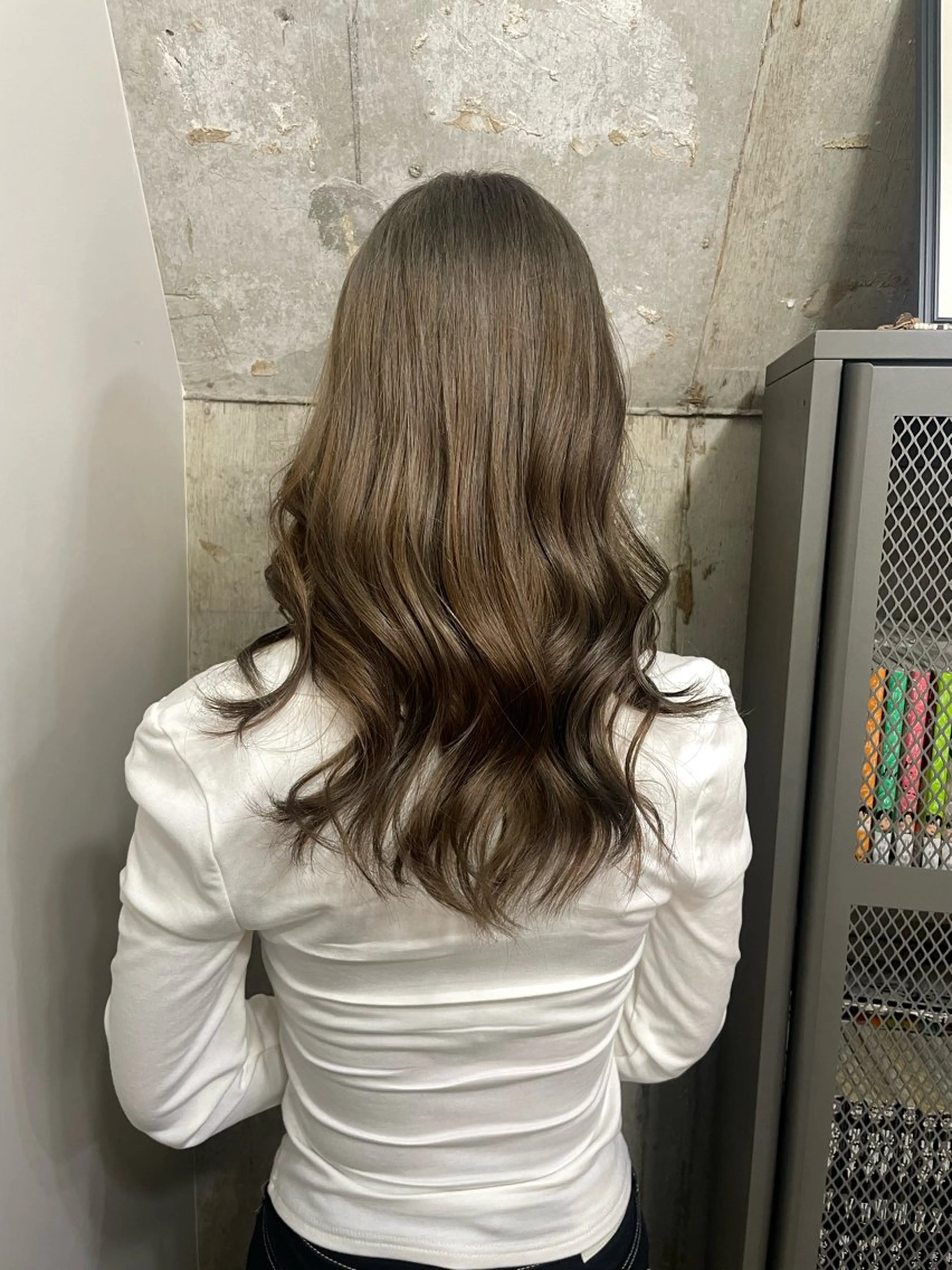 ロング カラー グレージュ ヘアカラー ニュアンスカラー/ 🫧レミ(坊主)のヘアスタイル