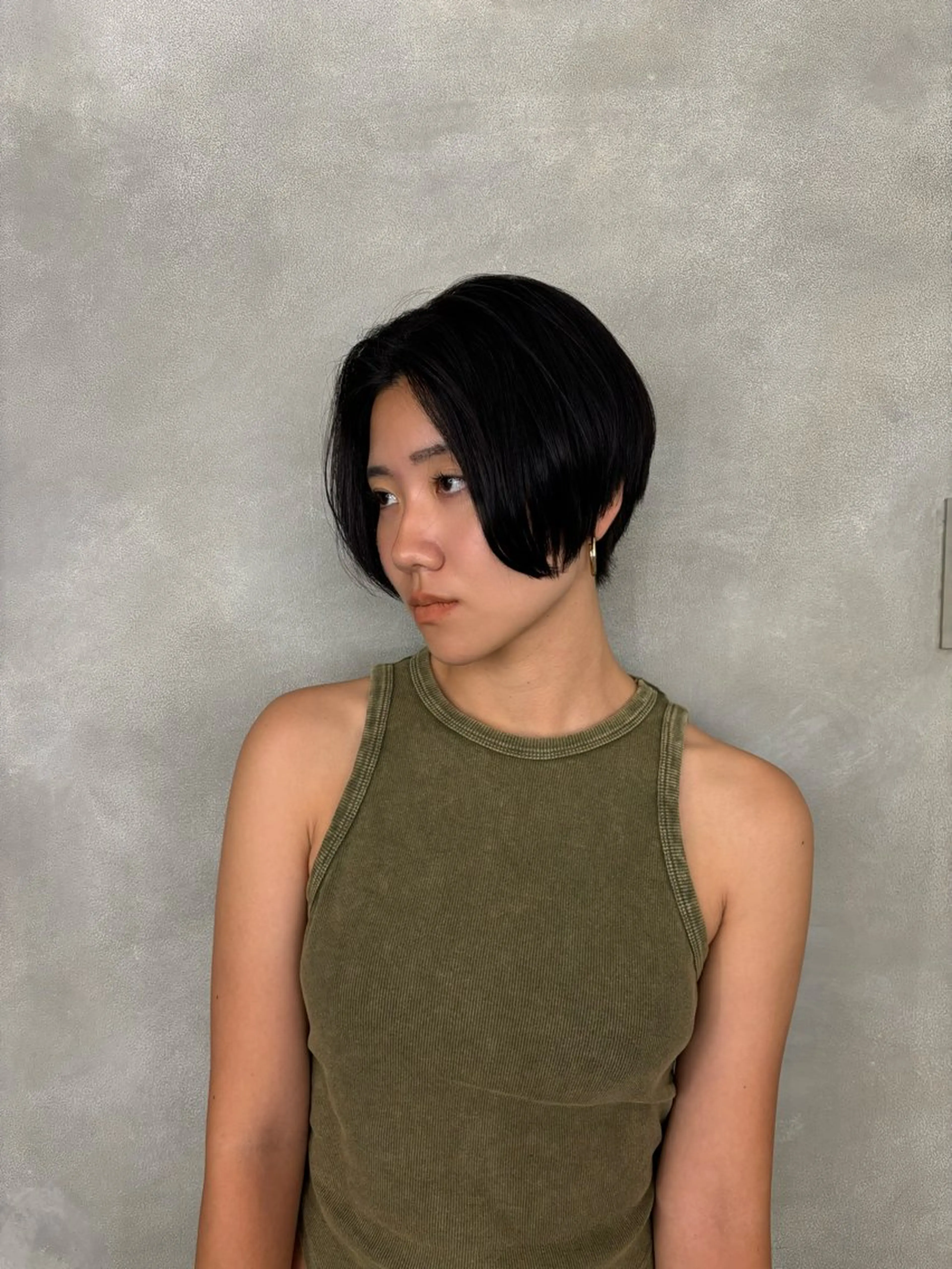 ショート ショートヘア イシカワ シオリのヘアスタイル
