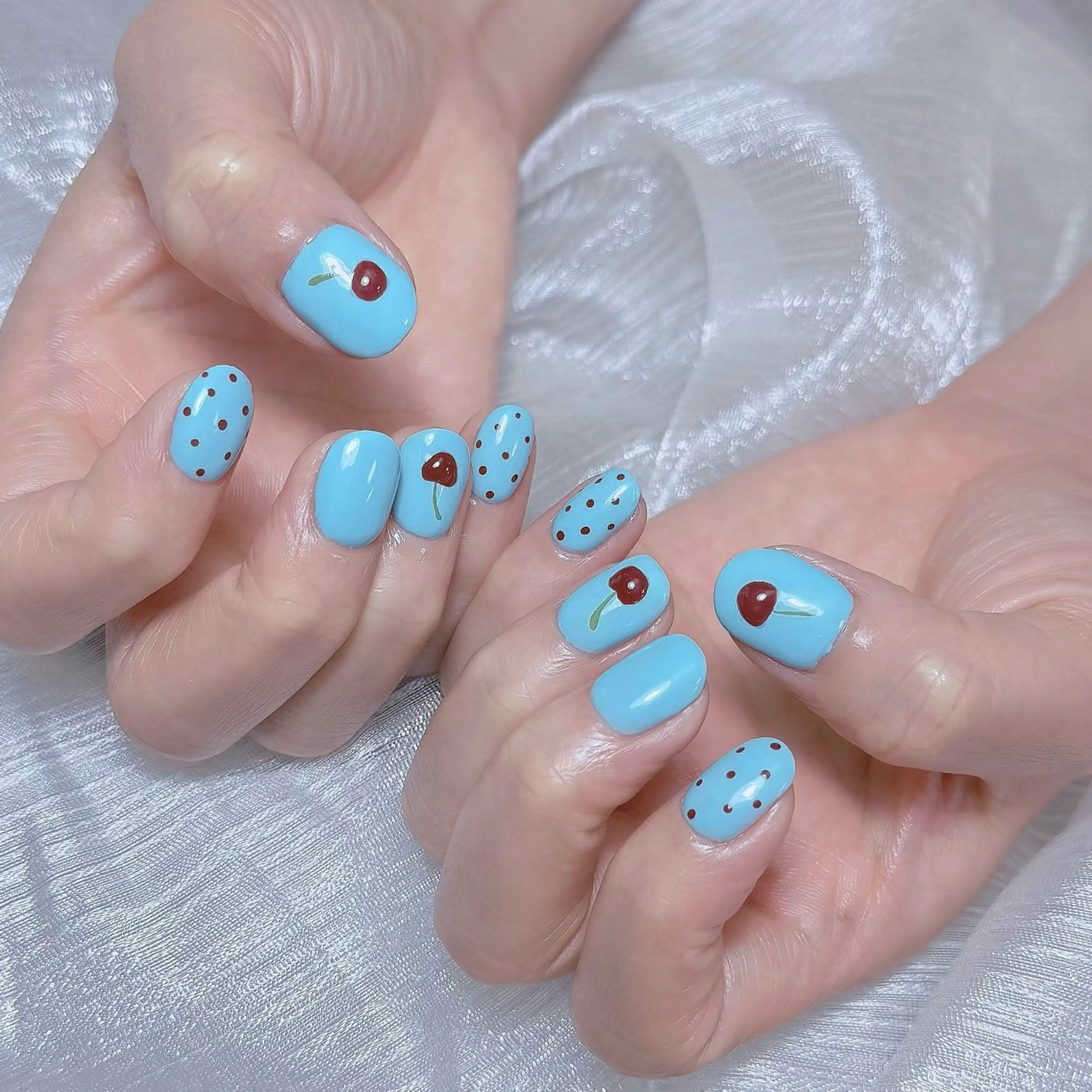 ネイル ハンドネイル 💜MIYA NAIL鶴見店のネイルデザイン