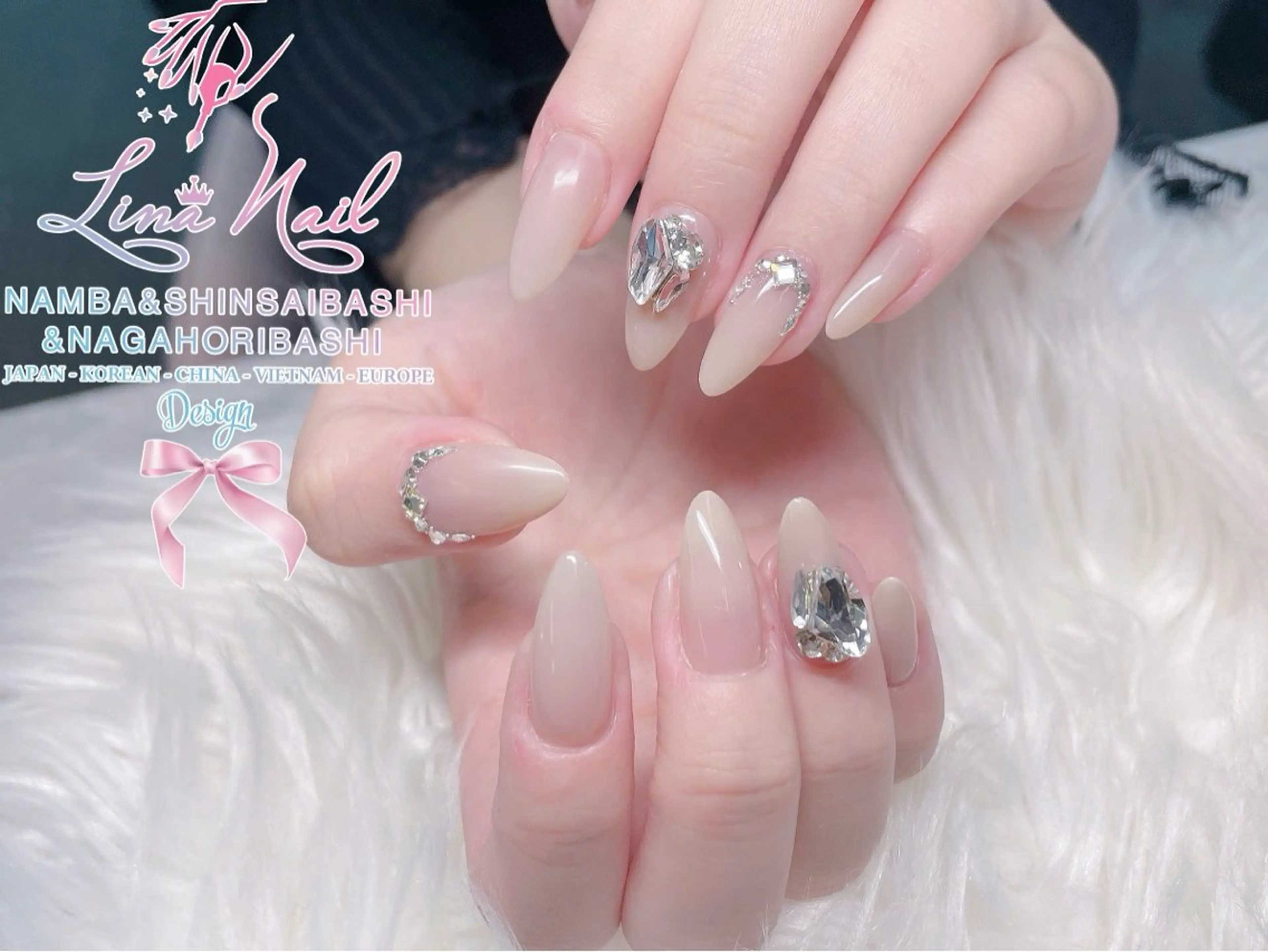 ネイル フットネイル ジェルネイル 持ち込み ネイルチップ ハンドネイル リナネイル 長堀橋店／東心斎橋店のネイルデザイン