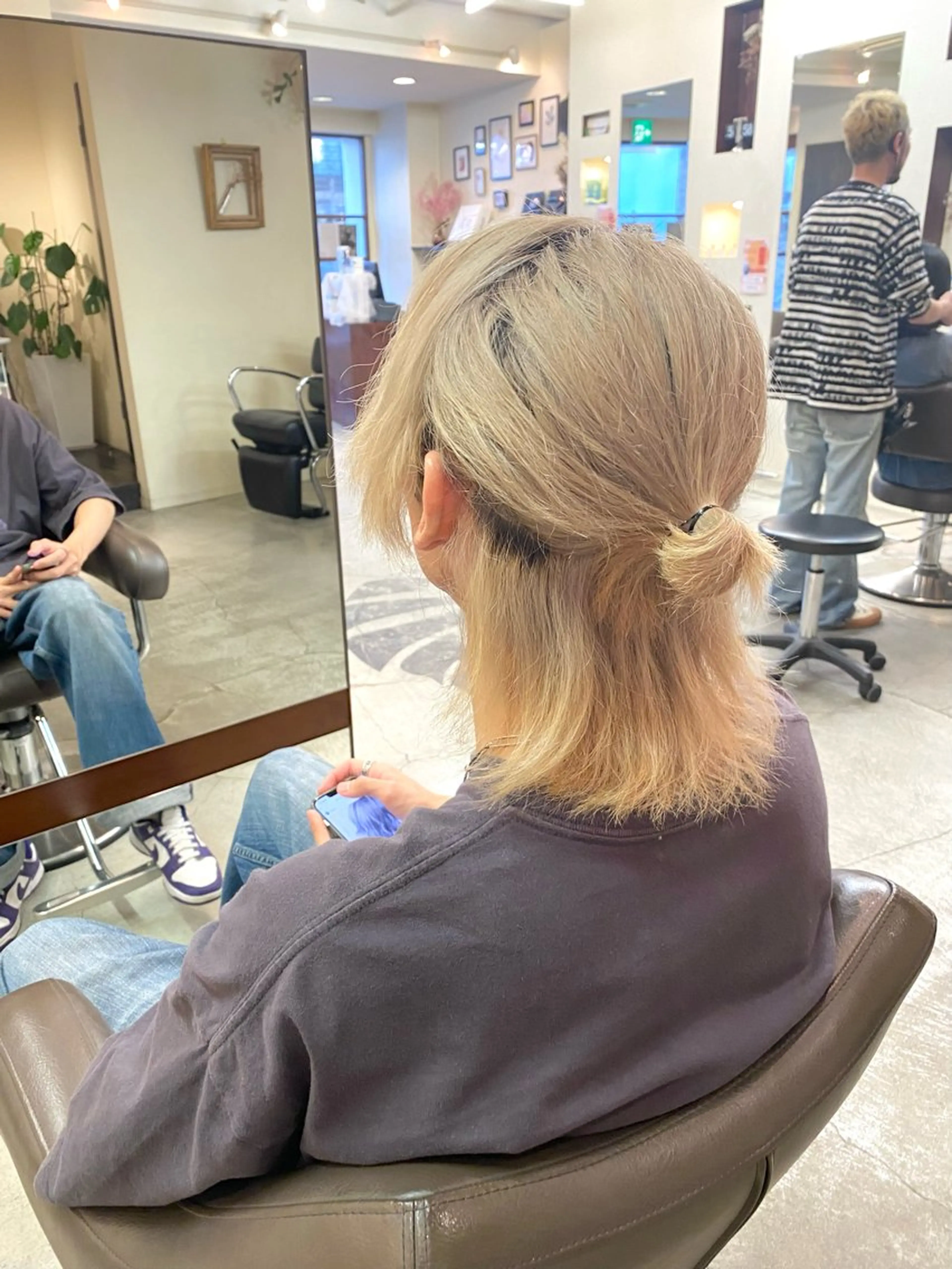 カラー メンズ ウチダ ユウヤのヘアスタイル