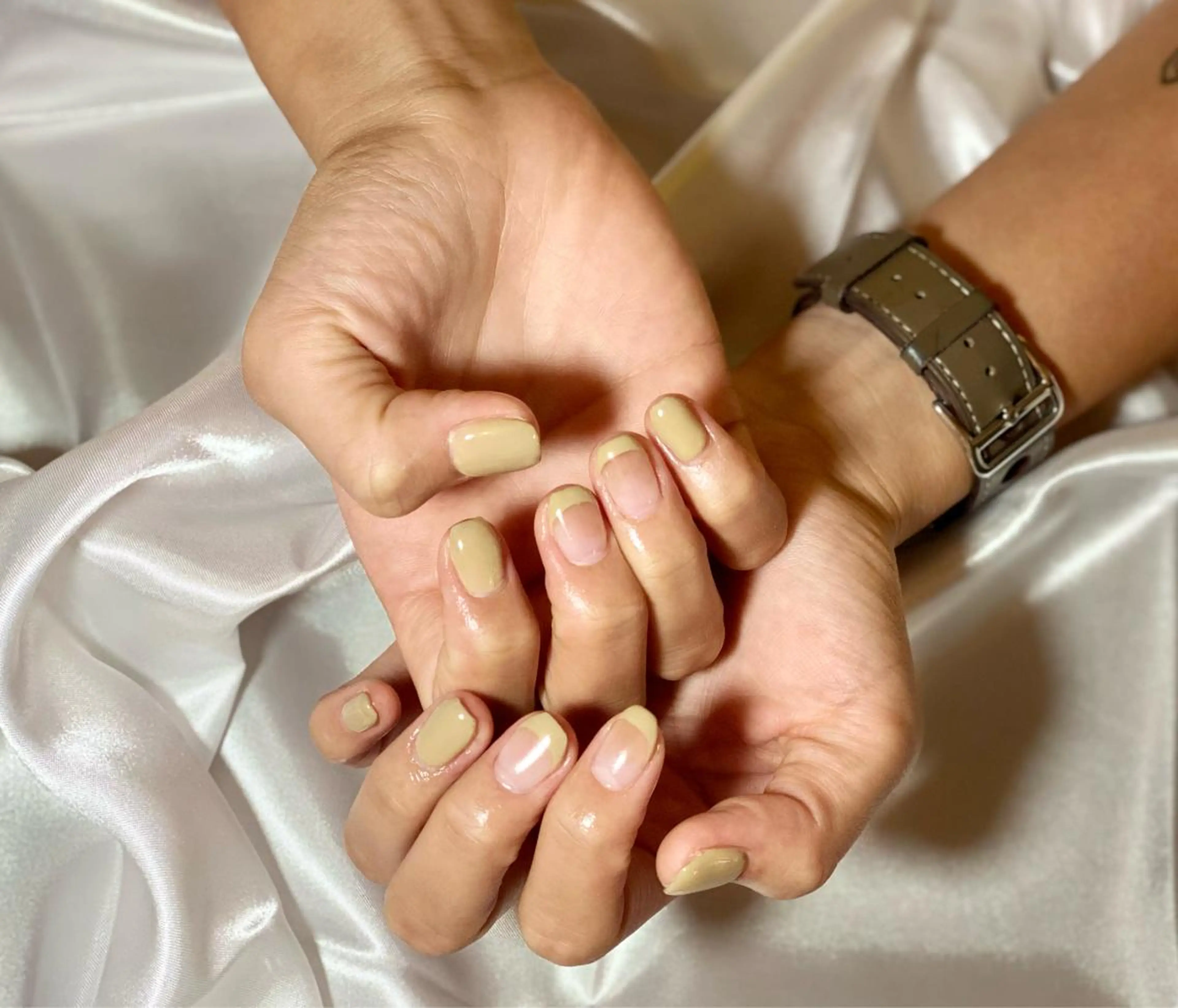 キッズ ネイル フレンチネイル 韓国ネイル ワンカラーネイル ピスタチオネイル フットネイル おうちネイルサロン RINAのその他イメージ