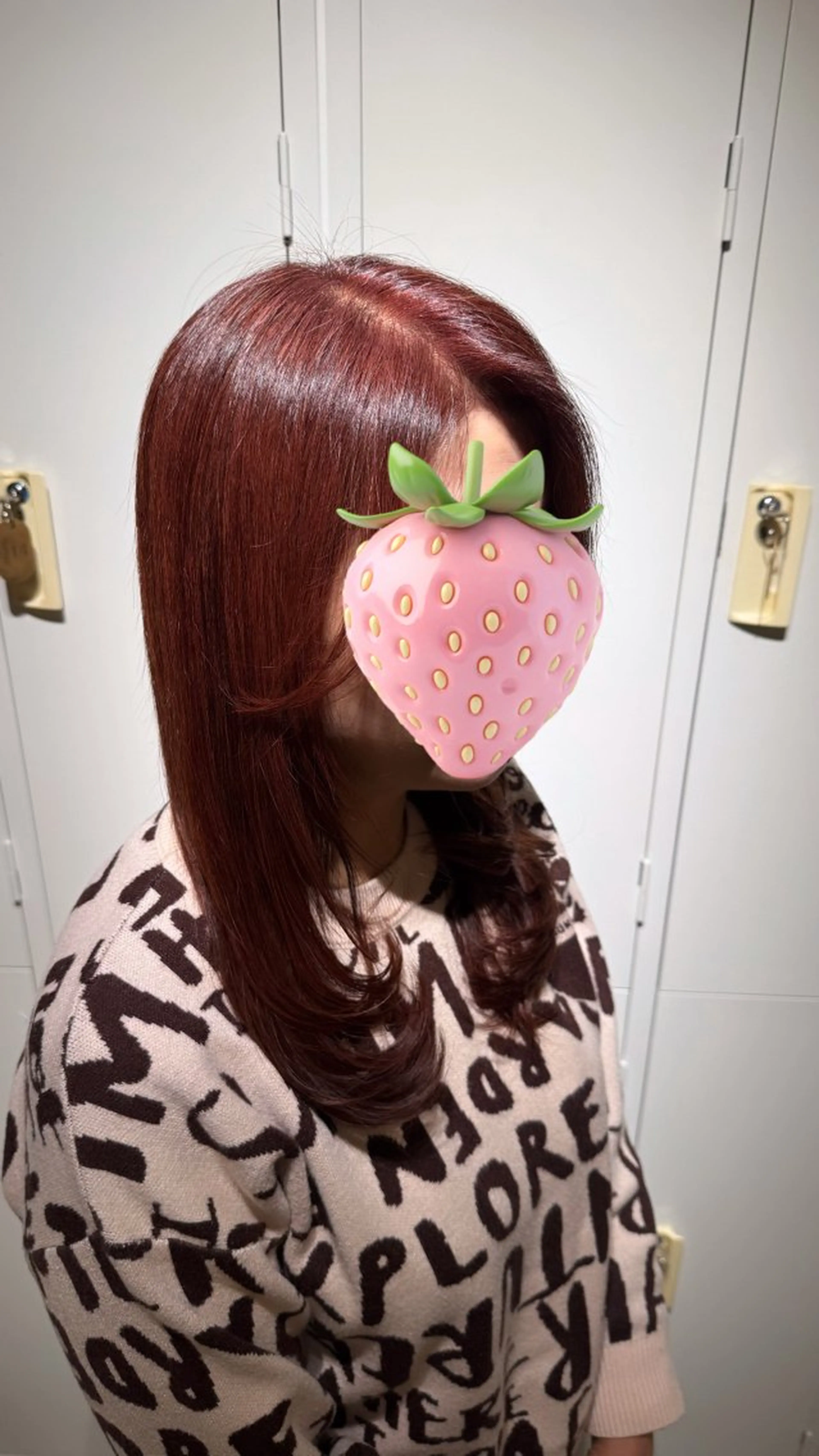 ロング 山根 里緒のヘアスタイル