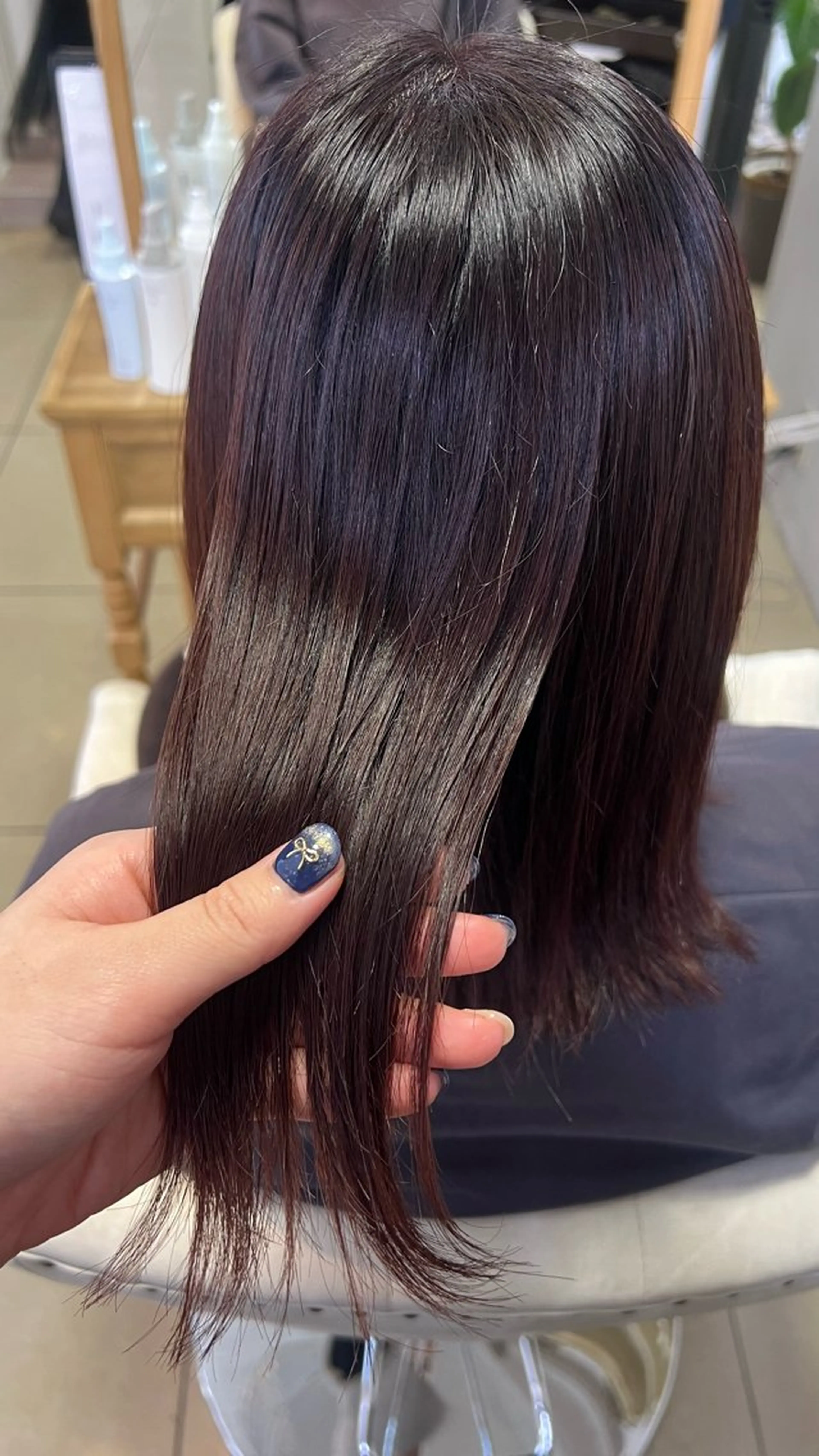 ショート レッドブラウン ヘアカラー トリートメント eMuエミュ‪ ¨̮⃝ayakaのヘアスタイル