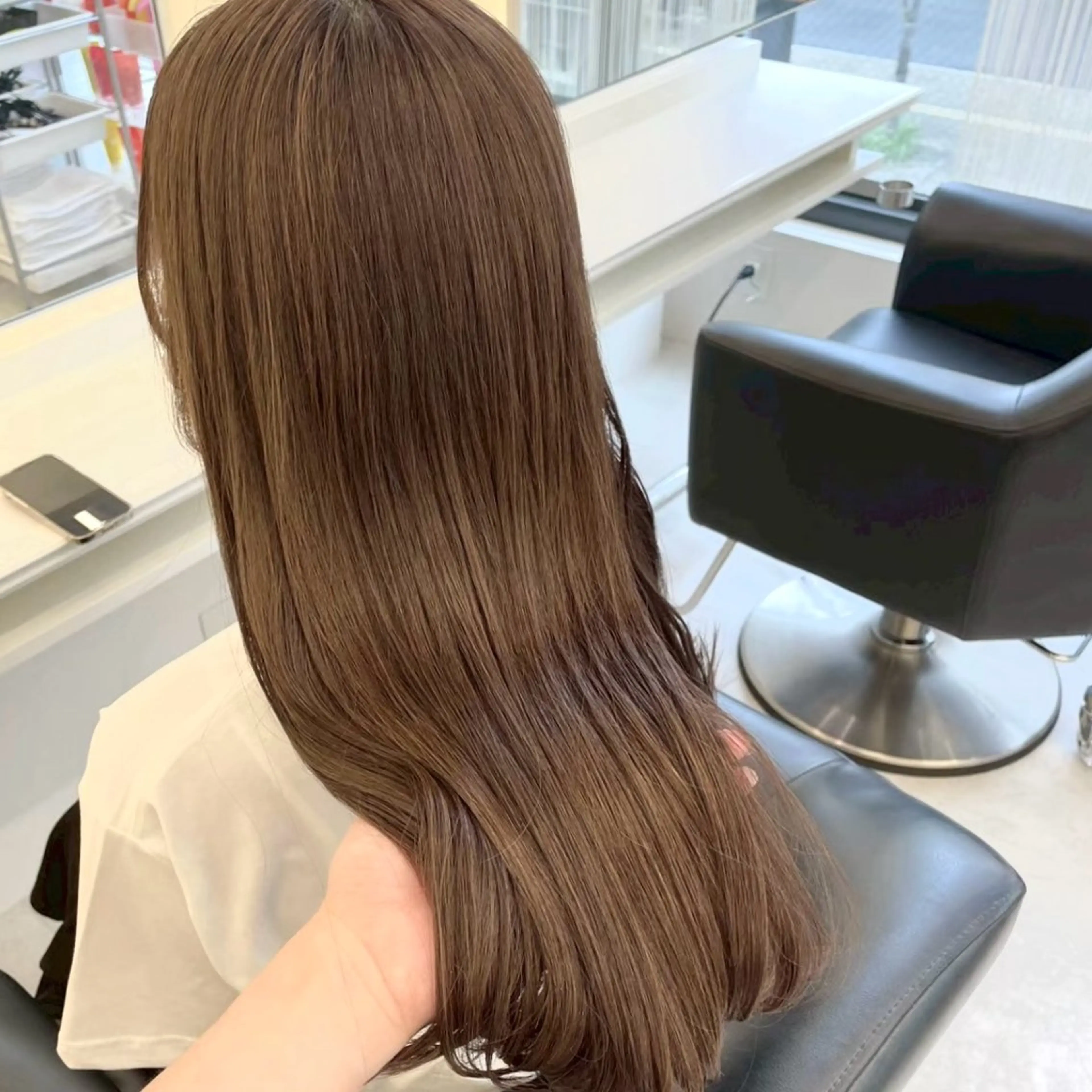 ロング カラー ヘアカラー ParveMix￤ 大賀さつき🍨🤍のヘアスタイル