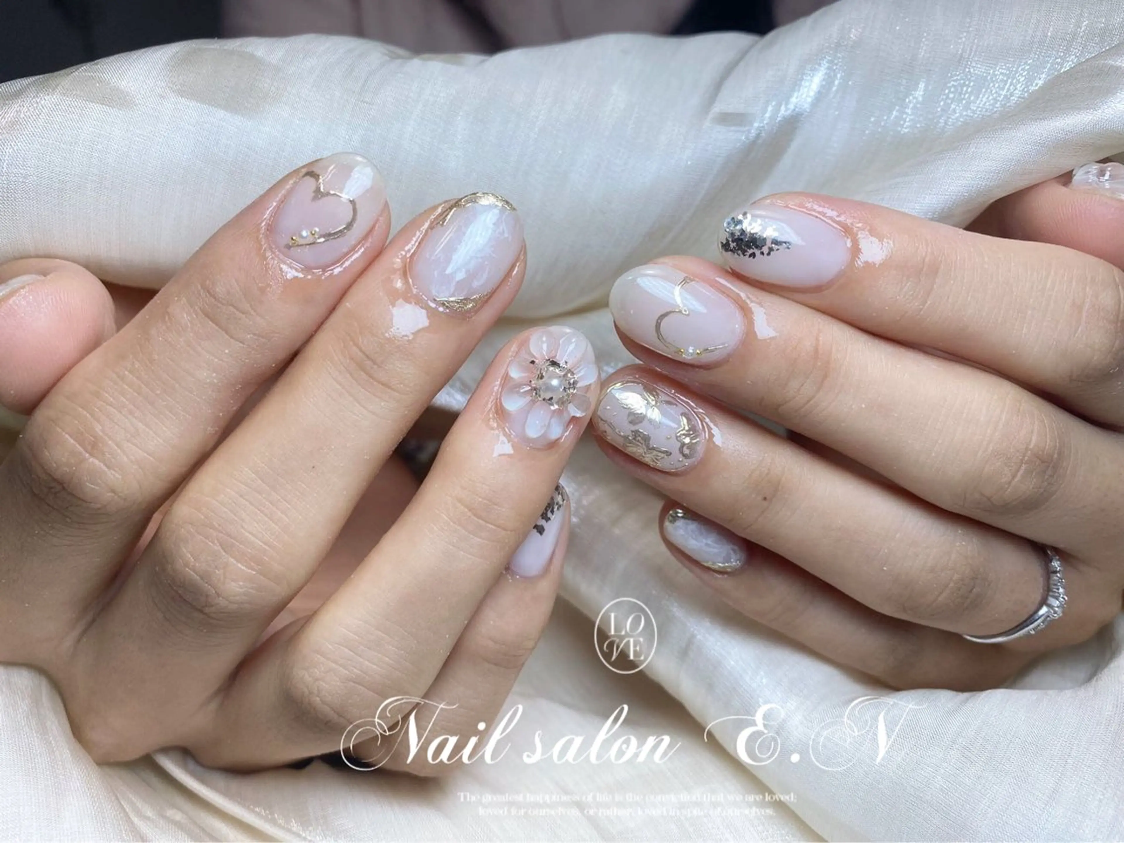 ネイル E.N🦋 長さ出し/持ち込みのネイルデザイン