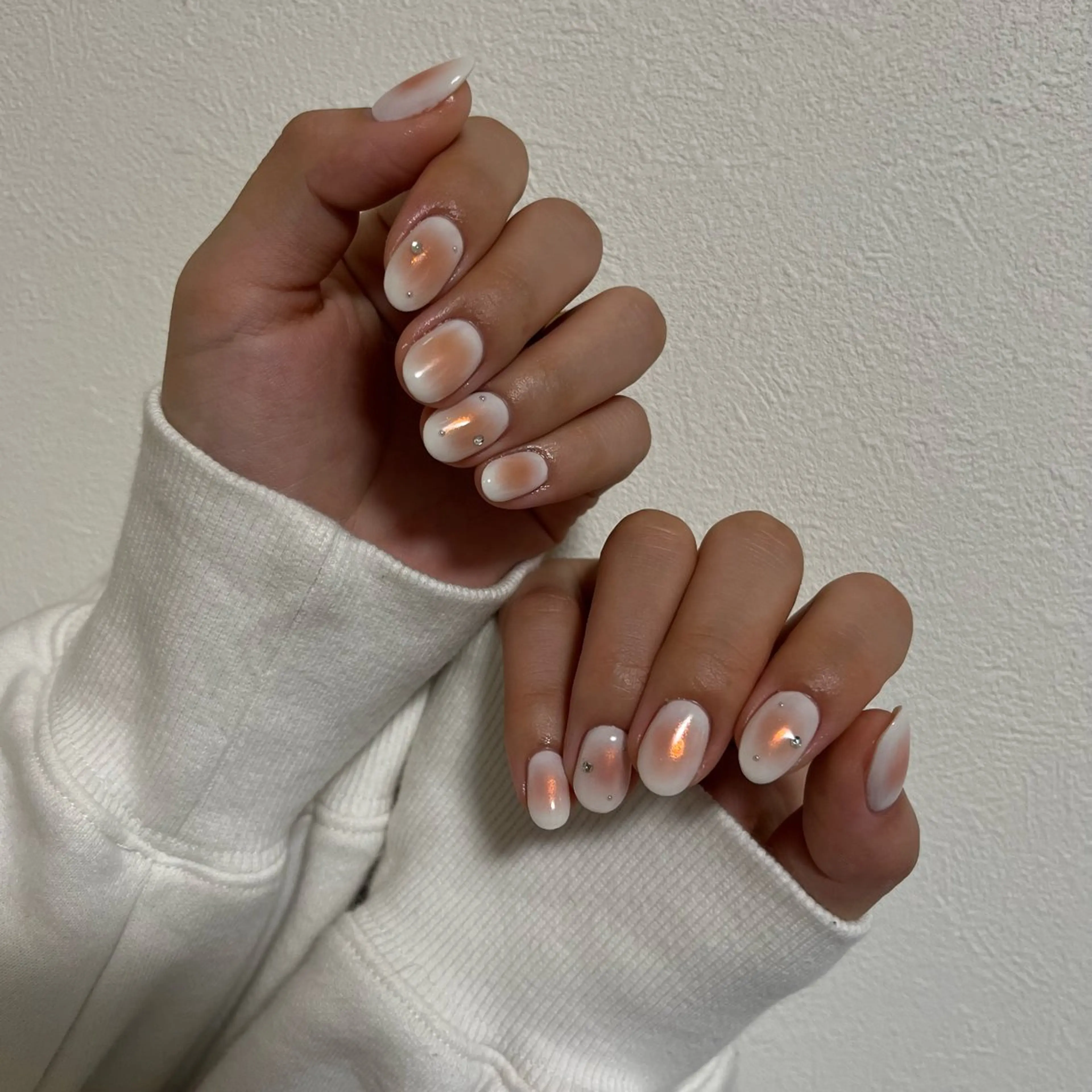 ネイル チークネイル ミラーネイル Allure戸祭店 yukinoのネイルデザイン