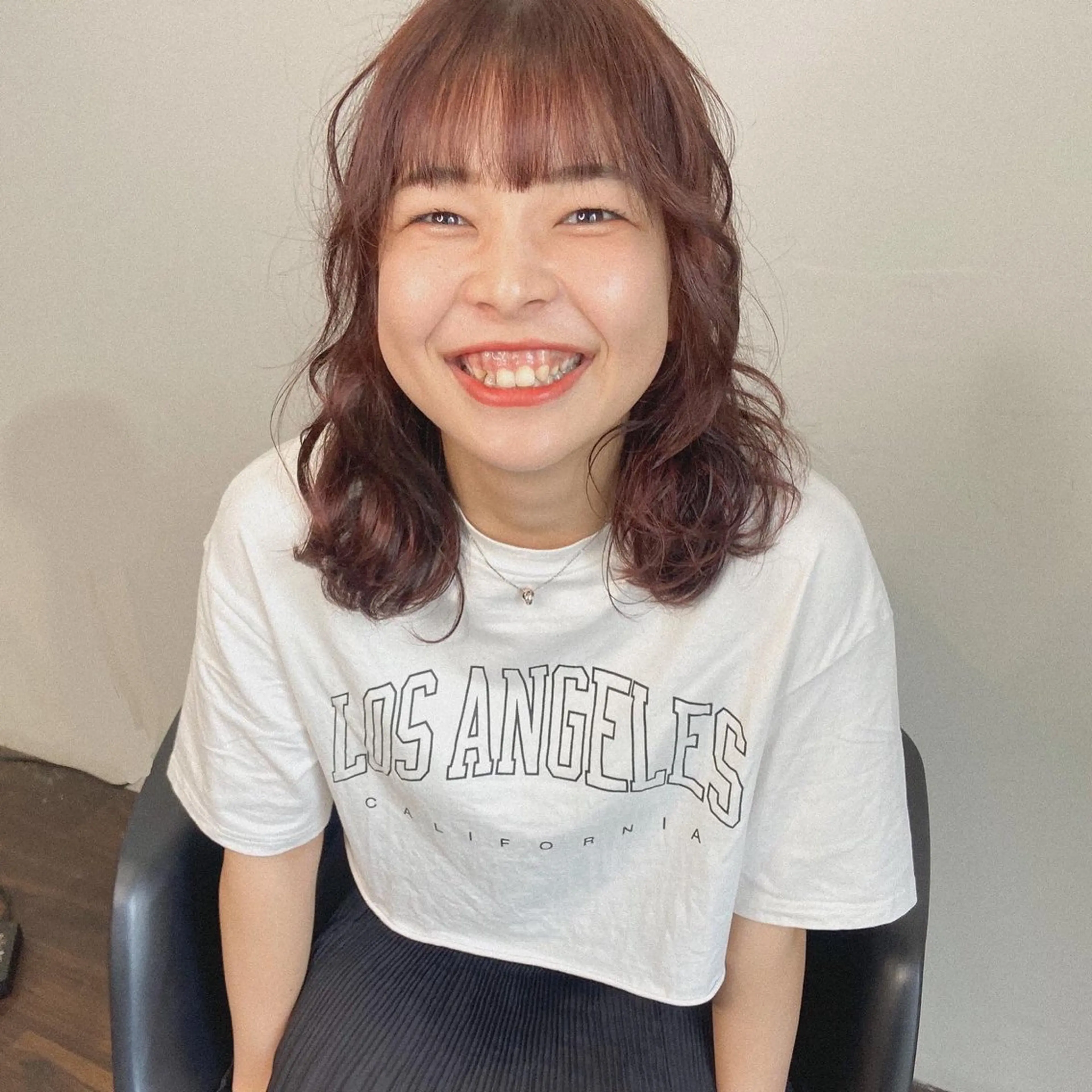 ミディアム カラー パーマ ヘアアレンジ 🌼似合わせのプロ 心斎橋/rena🌼のマツエク・マツパデザイン