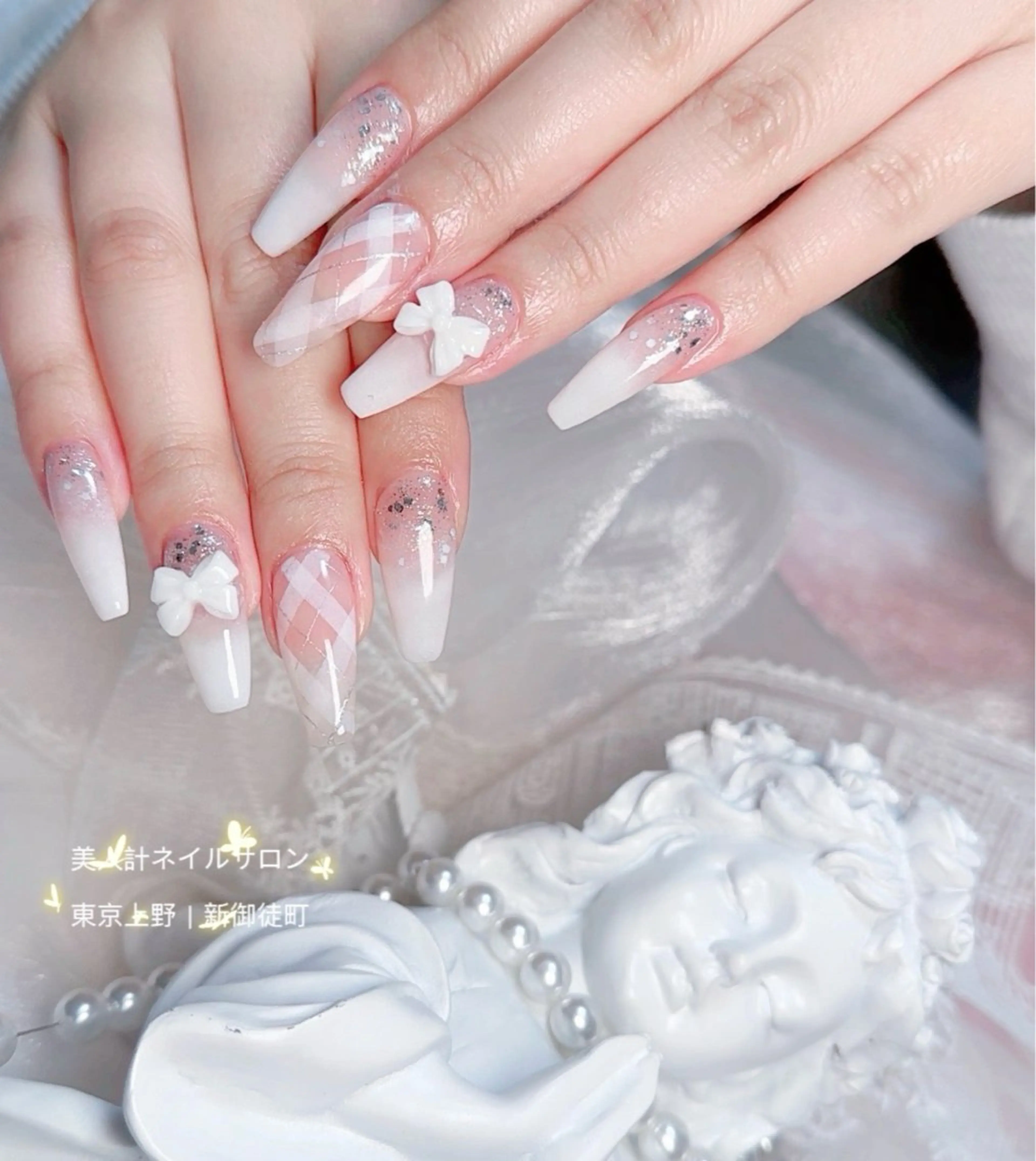 長さ出しチップ：シンプルデザイン150分やり放題￥12000→￥8500の写真