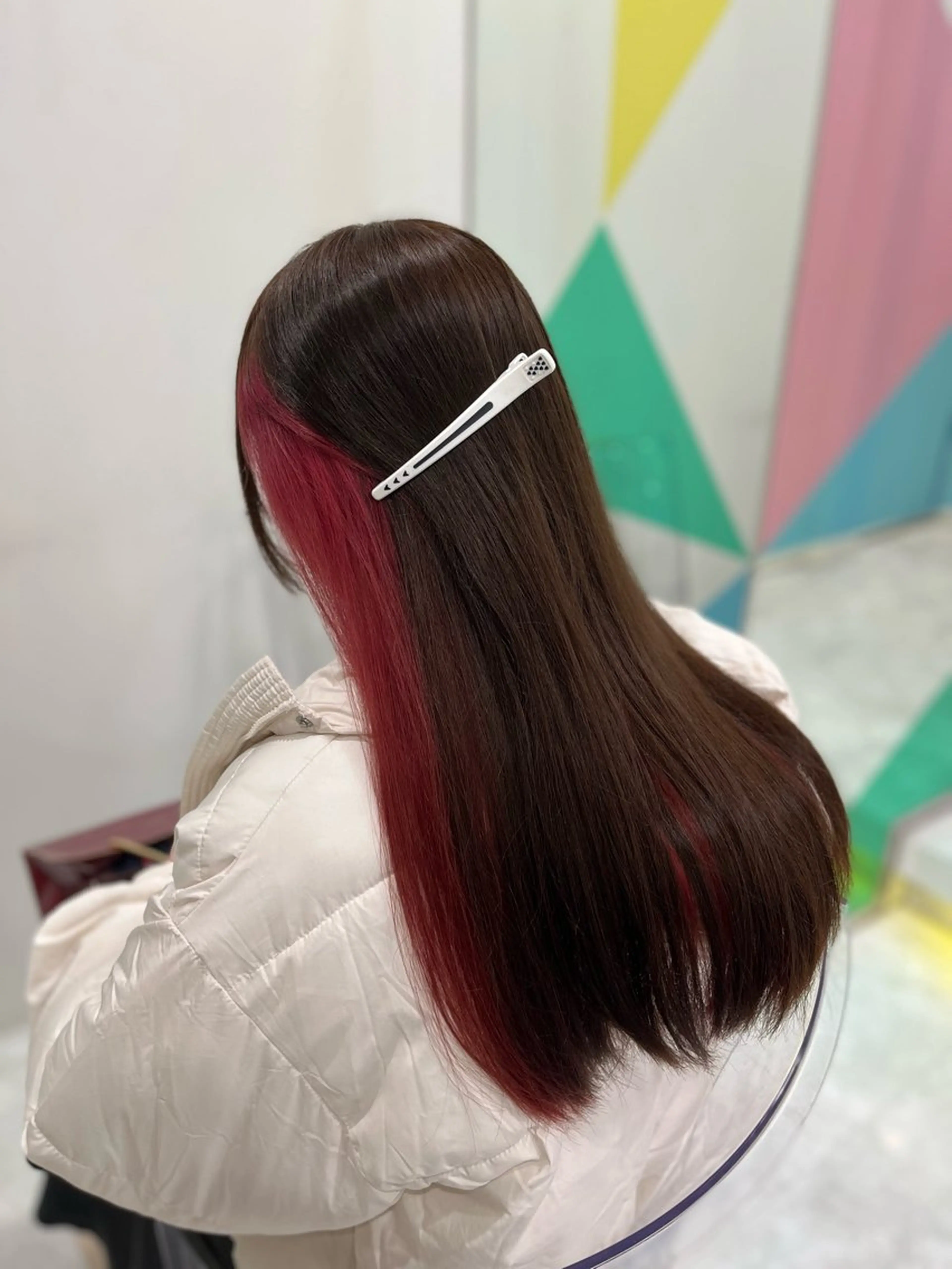 ロング カラー ガーリー♡女の子っぽ ヘア♡ピンクカラー♡のヘアスタイル