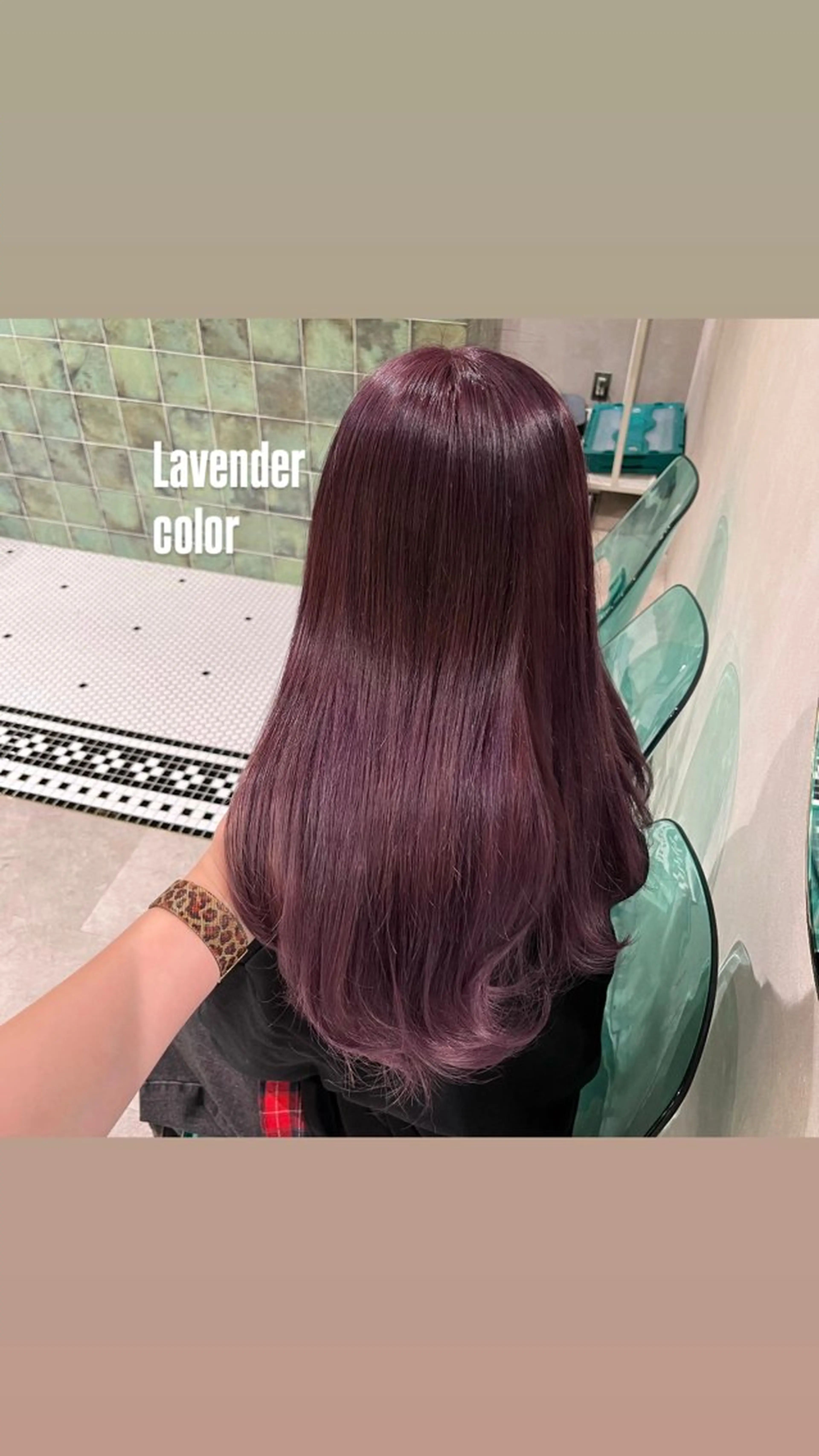 カラー ブリーチ ラベンダーカラー ヘアカラー ナガノ ナミエのヘアスタイル