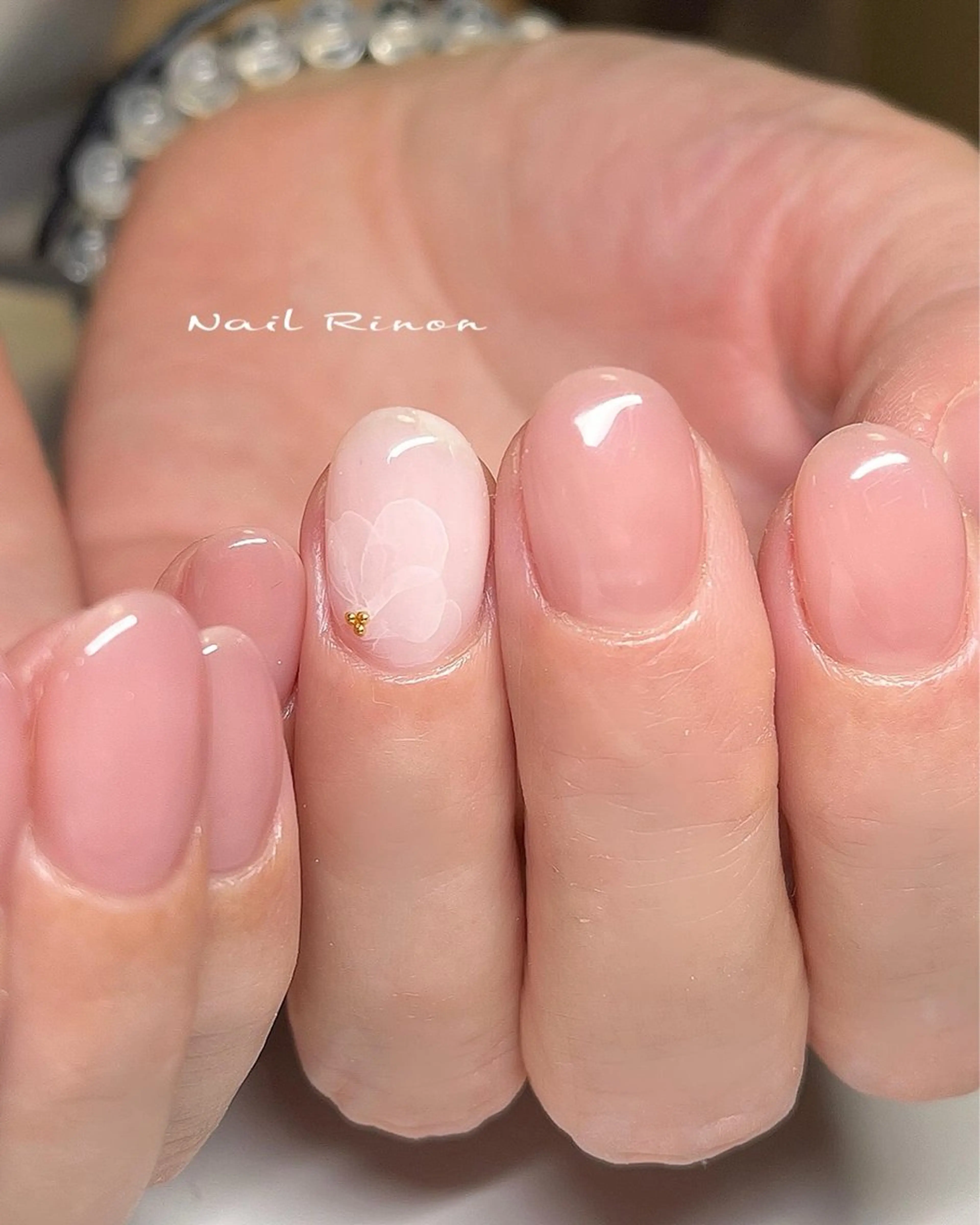 ネイル フラワーネイル ハンドネイル Nail Rinonのネイルデザイン