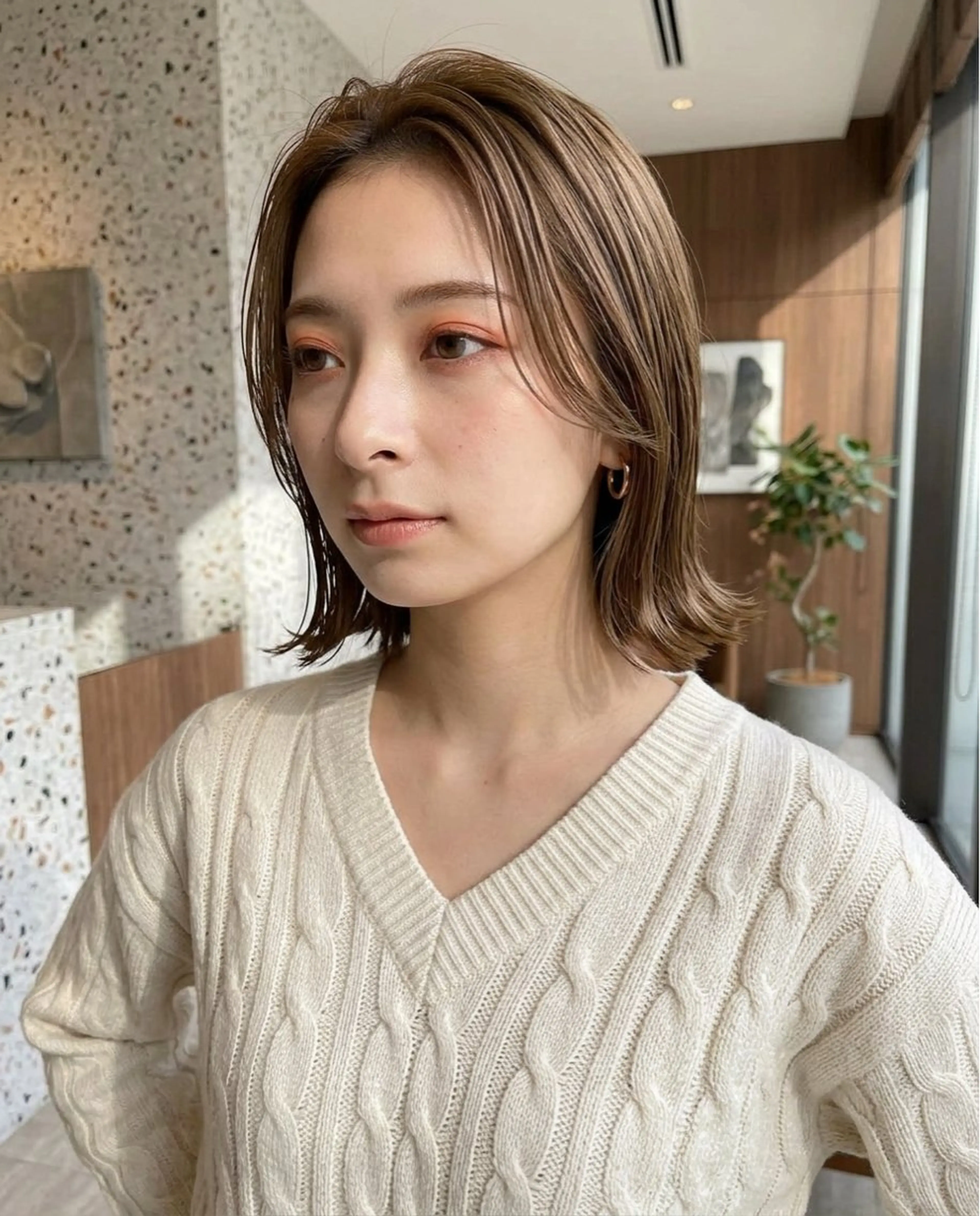 ショート 新井 穂のヘアスタイル