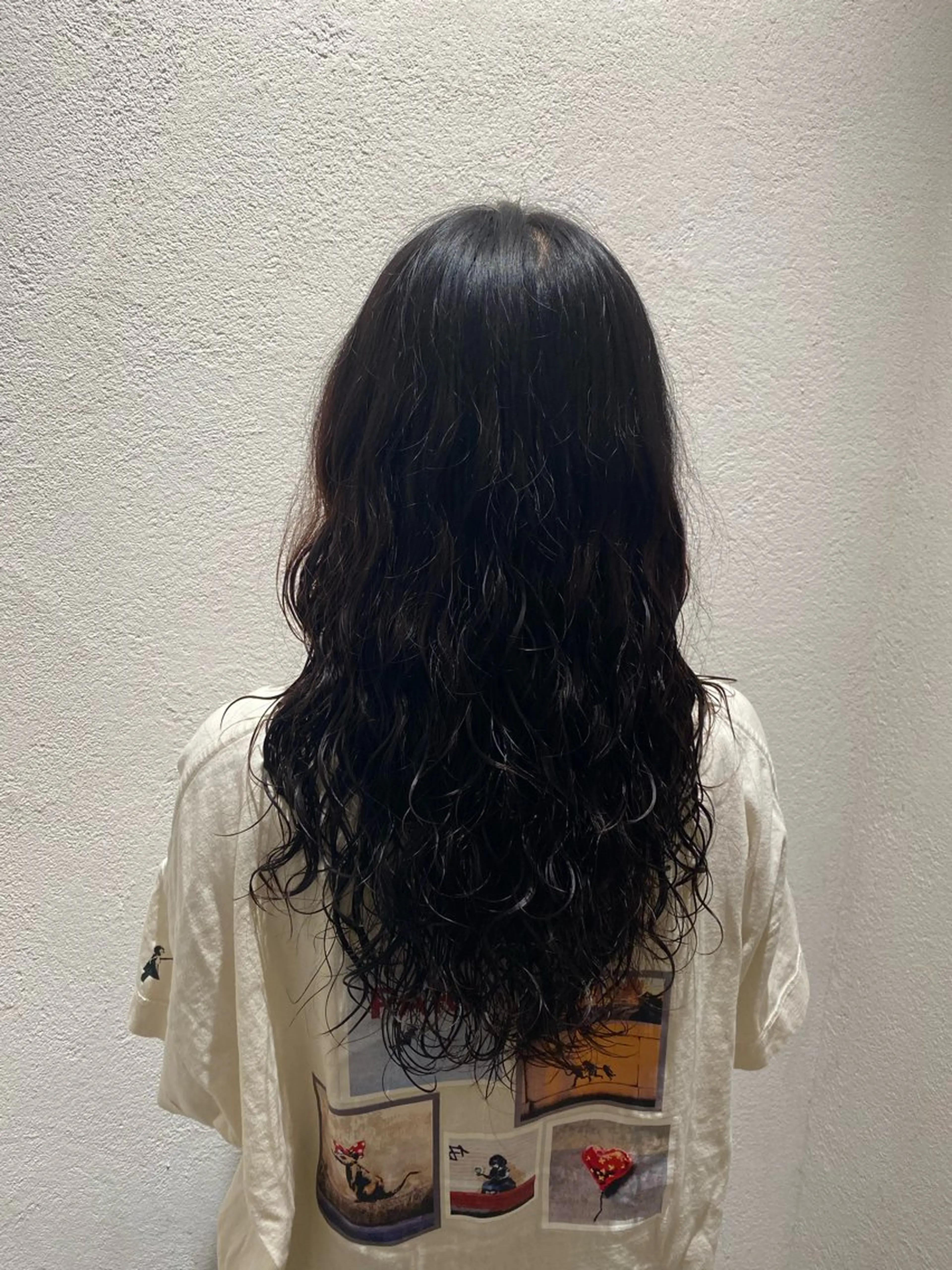 ロング パーマ パーマ トリートメント stair:case 🌱Fuka🌱🦖のヘアスタイル