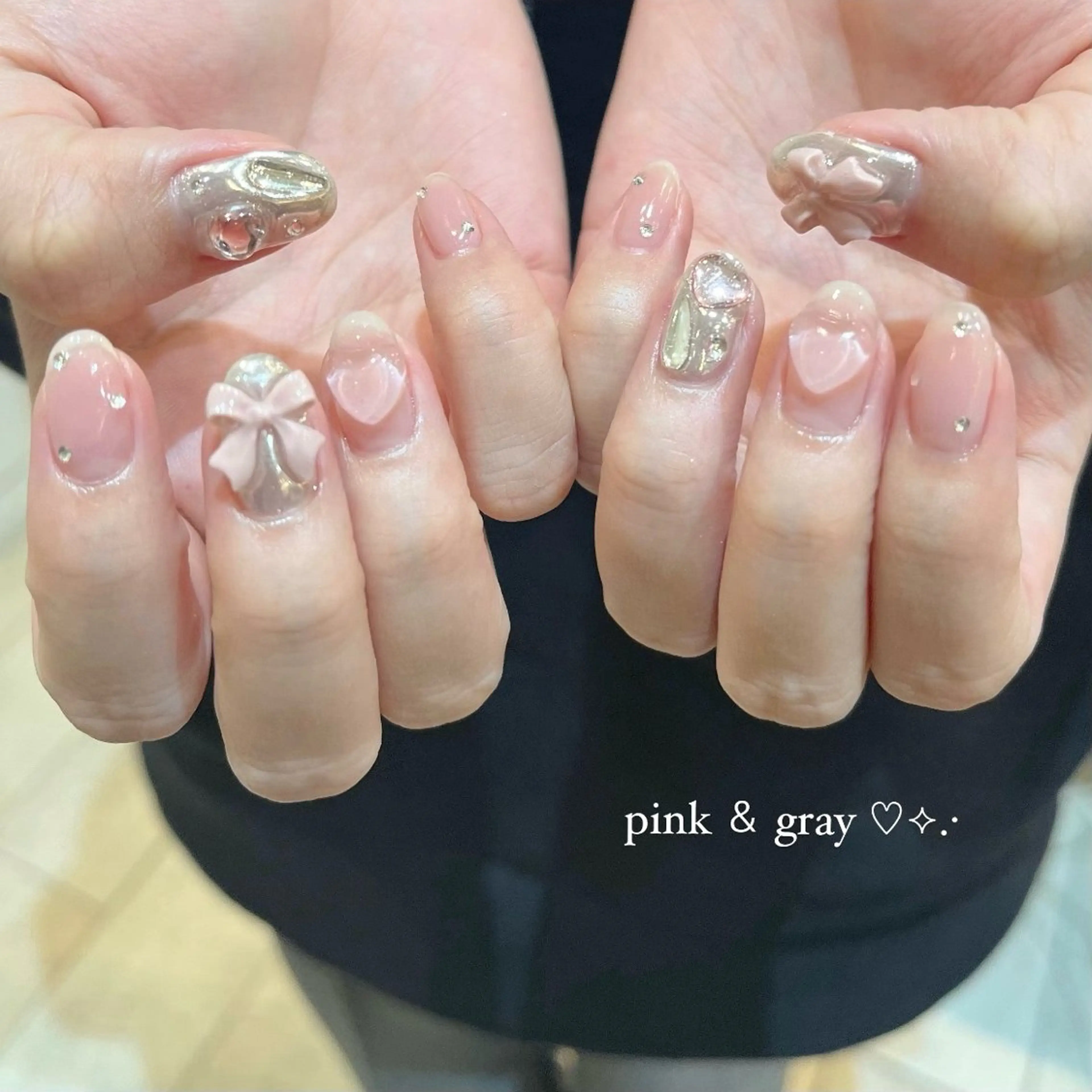 ネイル ハンドネイル Momone ／渋谷／パラジェルのネイルデザイン