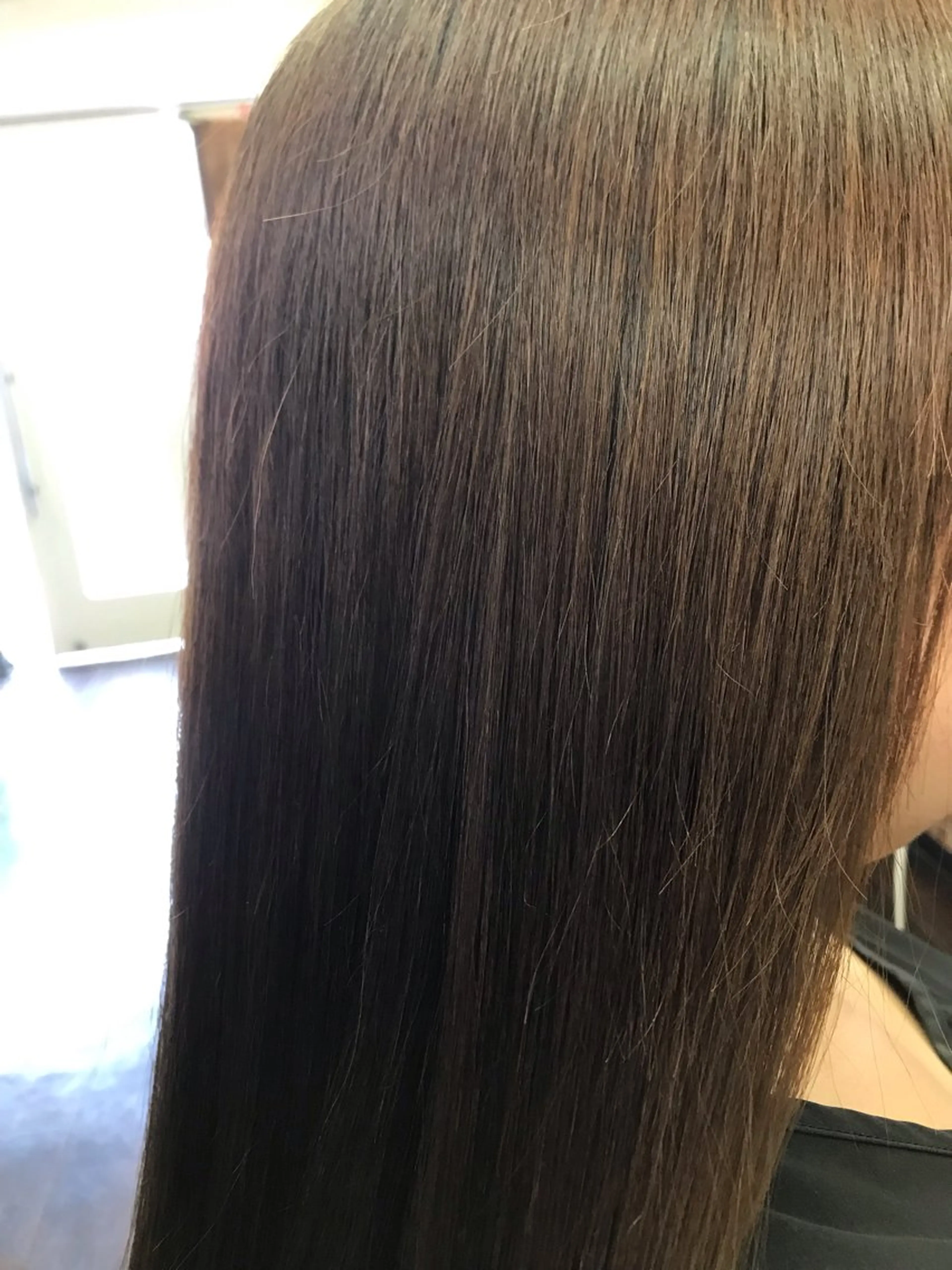 セミロング カラー 桧山 真のヘアスタイル