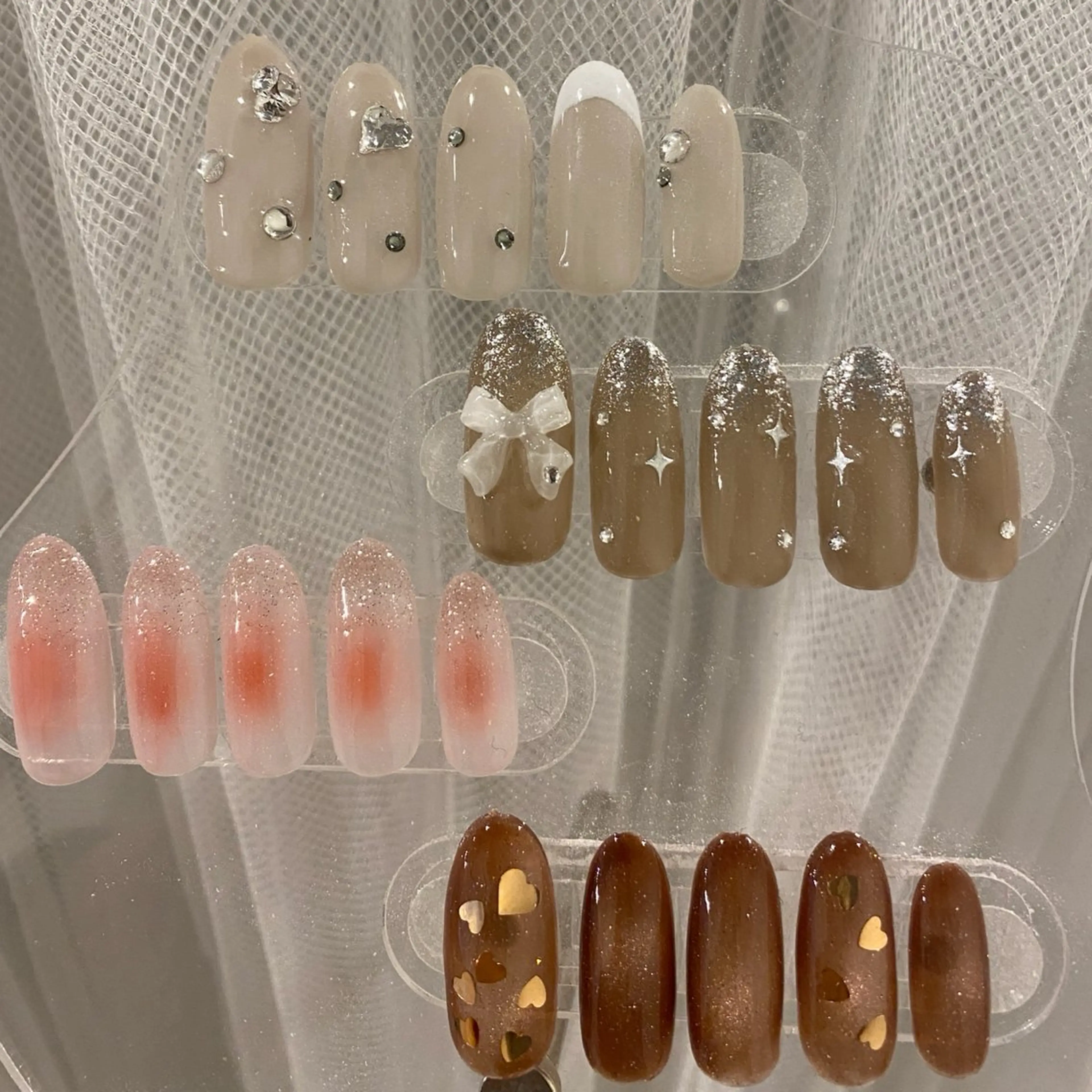 ネイル バレンタイン ハンドネイル nalunail harukaのネイルデザイン