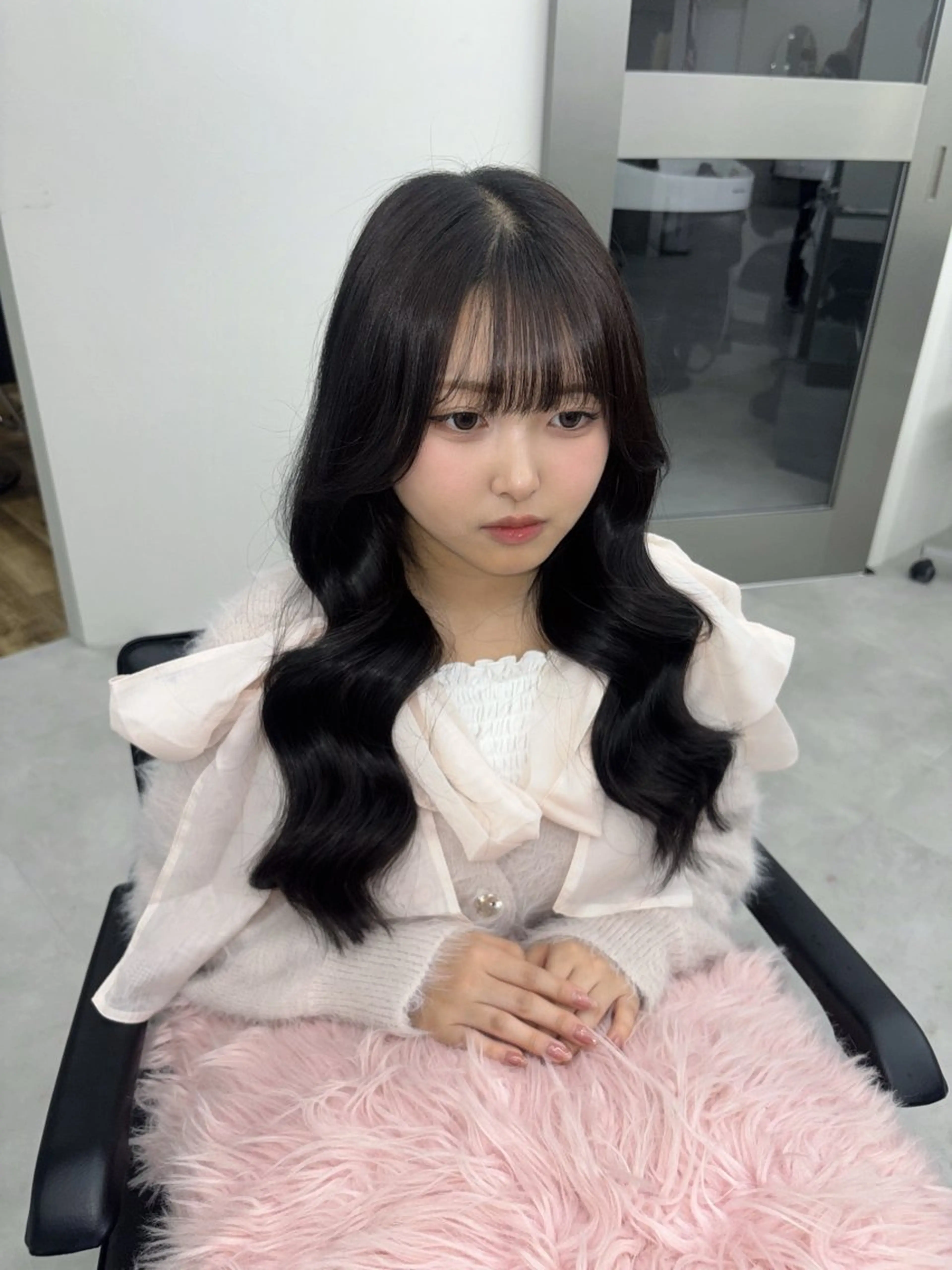 ロング カラー ヘアアレンジ メンズ カット ヘアカラー トリートメント エクステ ヘッドスパ ヘアセット 羽エク指名No1✨️ シールエク🌙しぇるのヘアスタイル