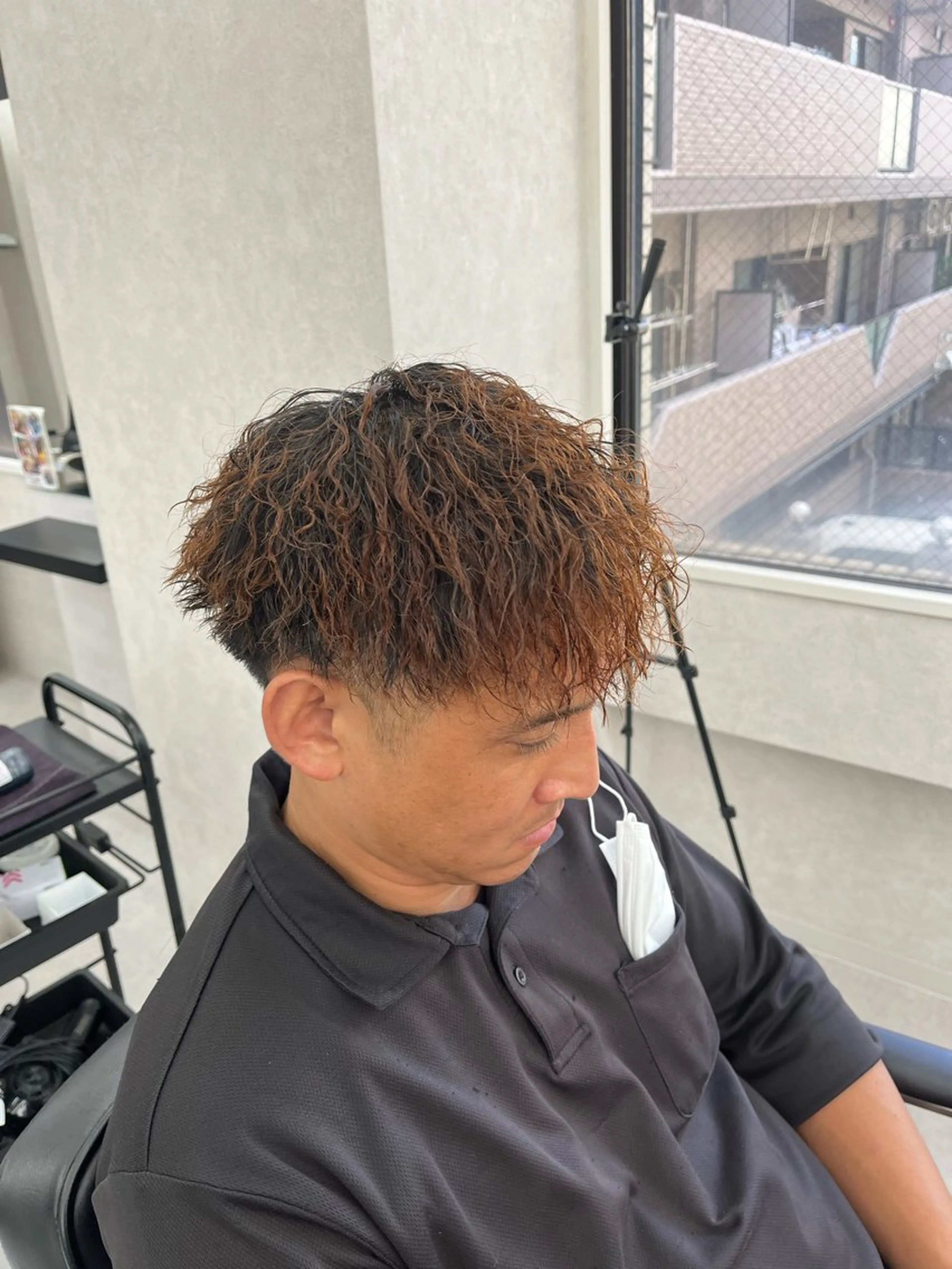パーマ ヘアアレンジ メンズ メンズパーマ ツイストスパイラルパーマ スパイラルパーマ 齊藤 大地のヘアスタイル