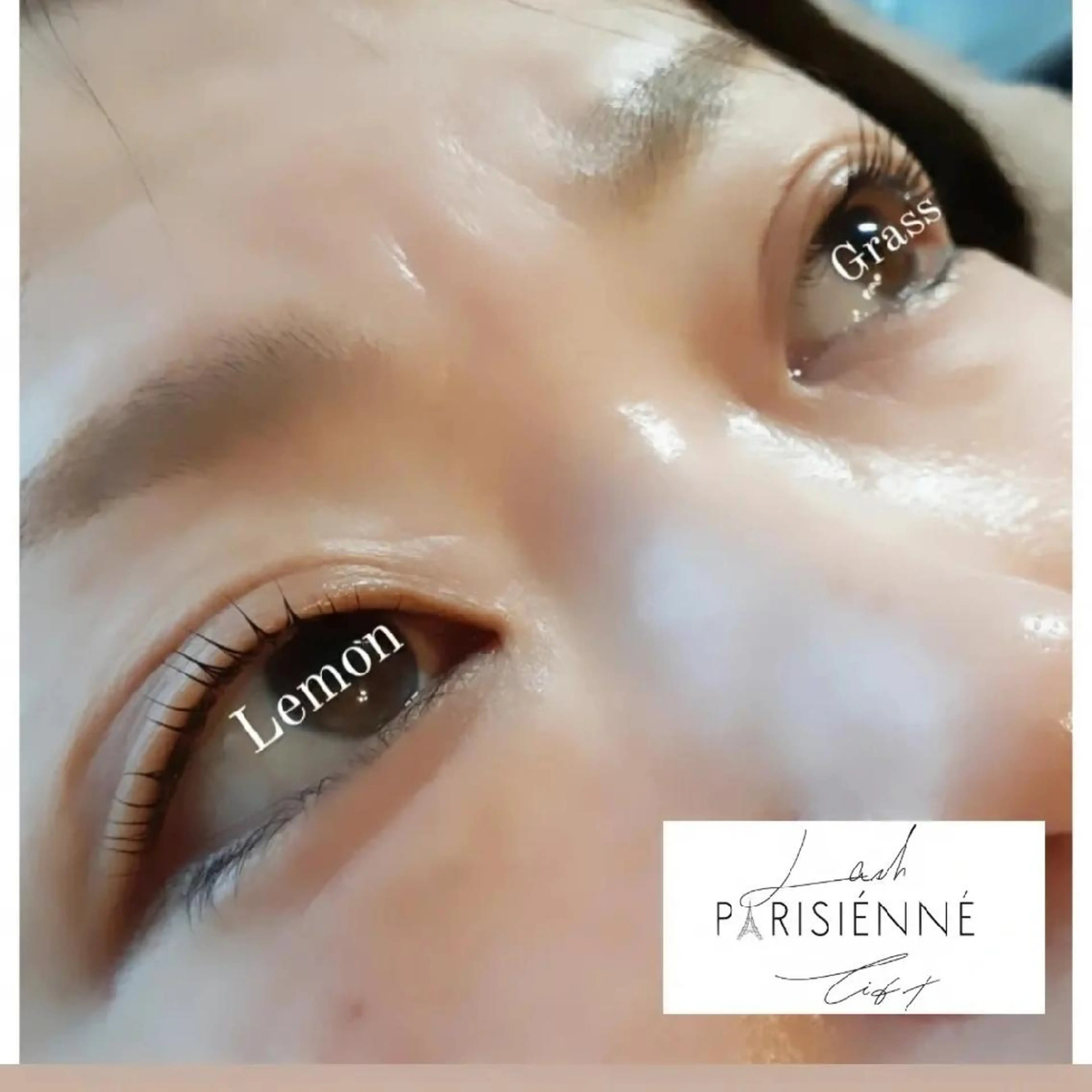 マツエク・マツパ パリジェンヌラッシュリフト Lemon grassのマツエク・マツパデザイン