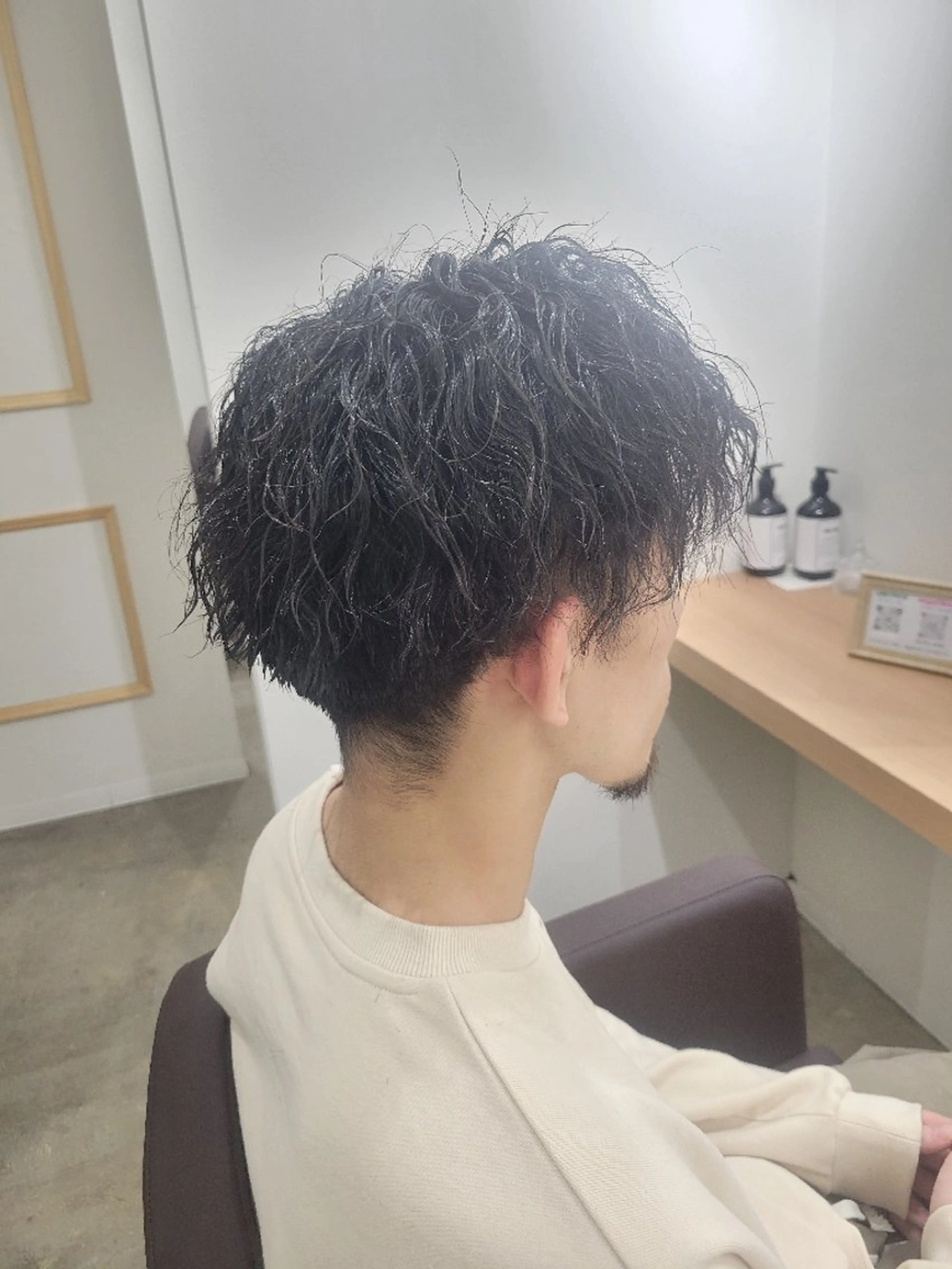 メンズカット+特殊パーマの写真