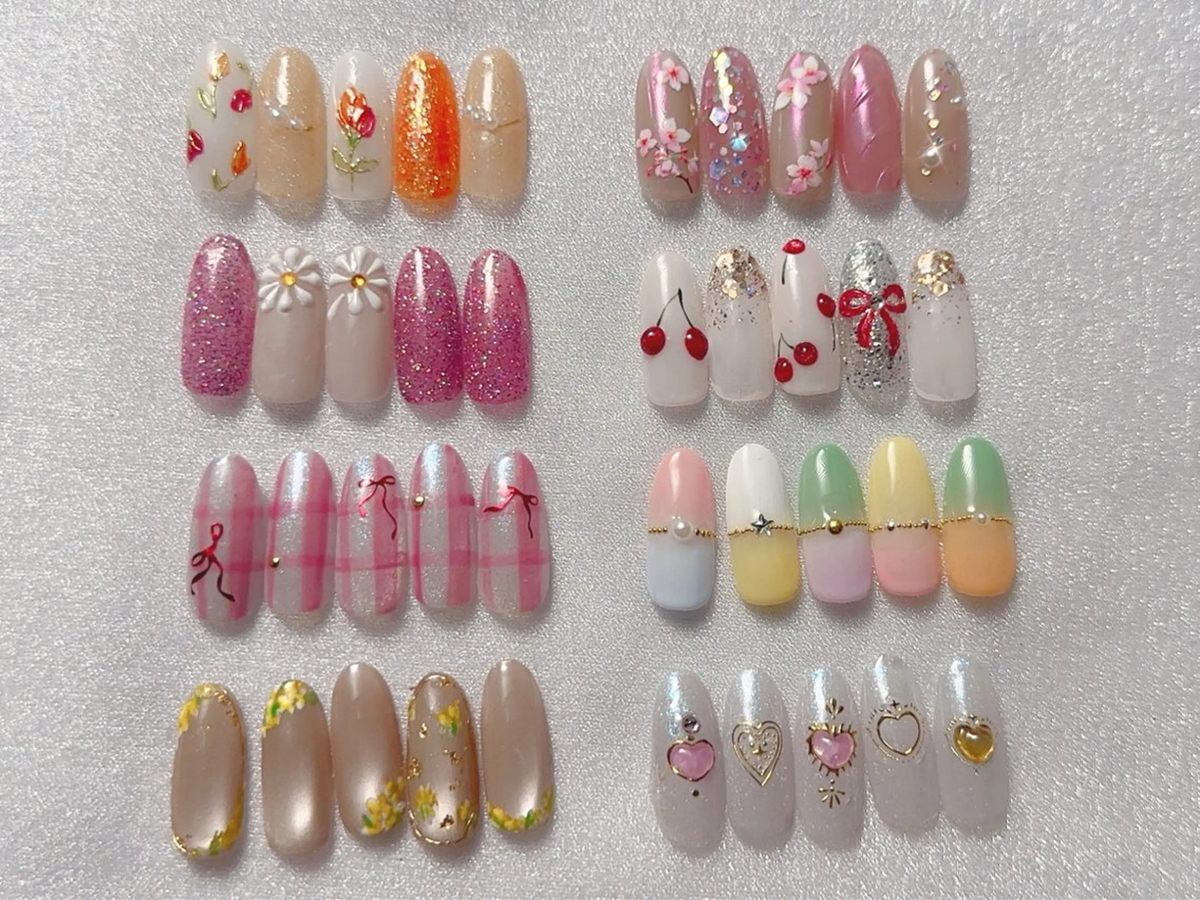 ネイル ハンドネイル Cherie PINKのネイルデザイン