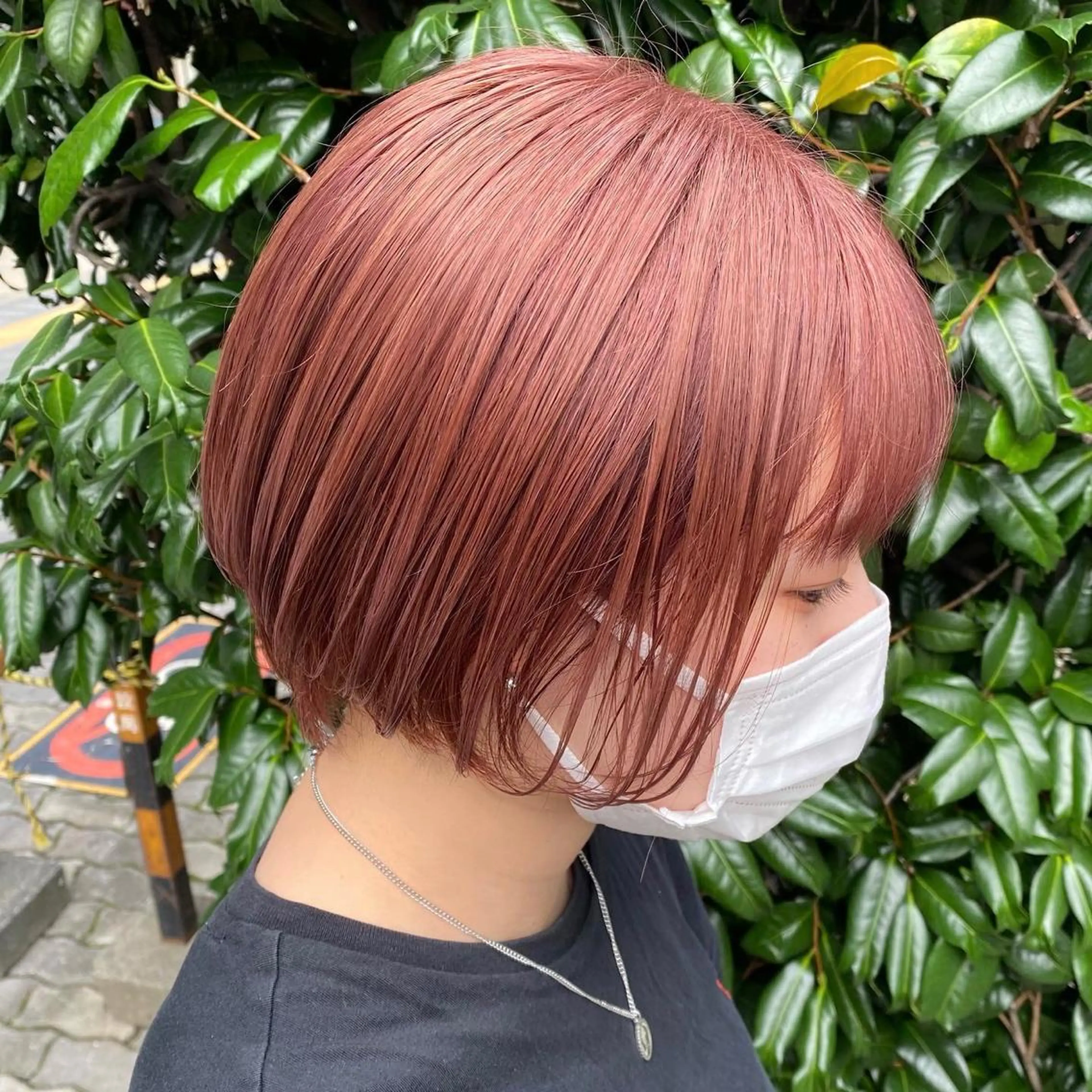 ショート カラー マンツーマン女性 美容師 奏のヘアスタイル