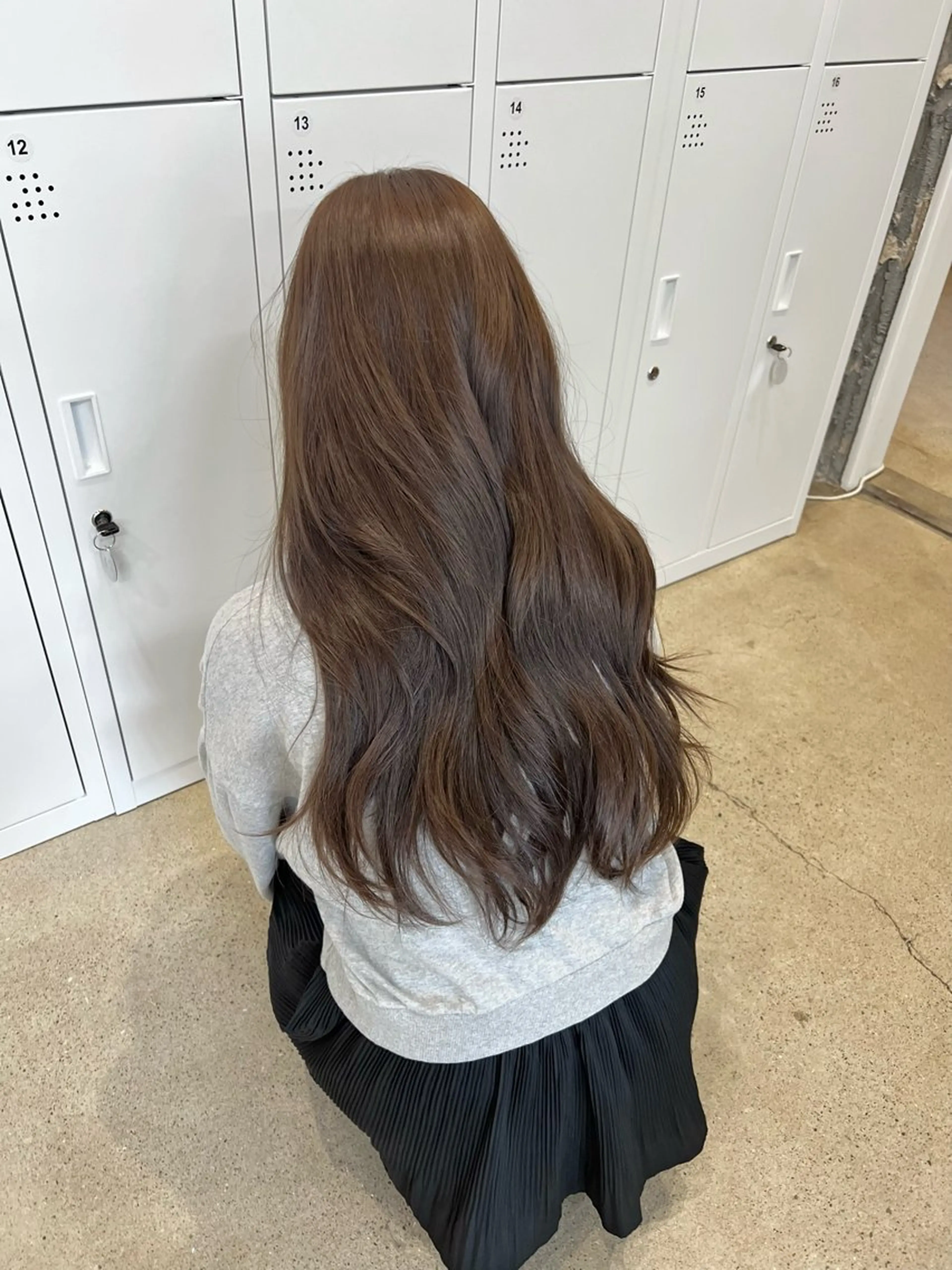 ロング カラー オリーブカラー カット ヘアカラー fit /HONOKAのヘアスタイル