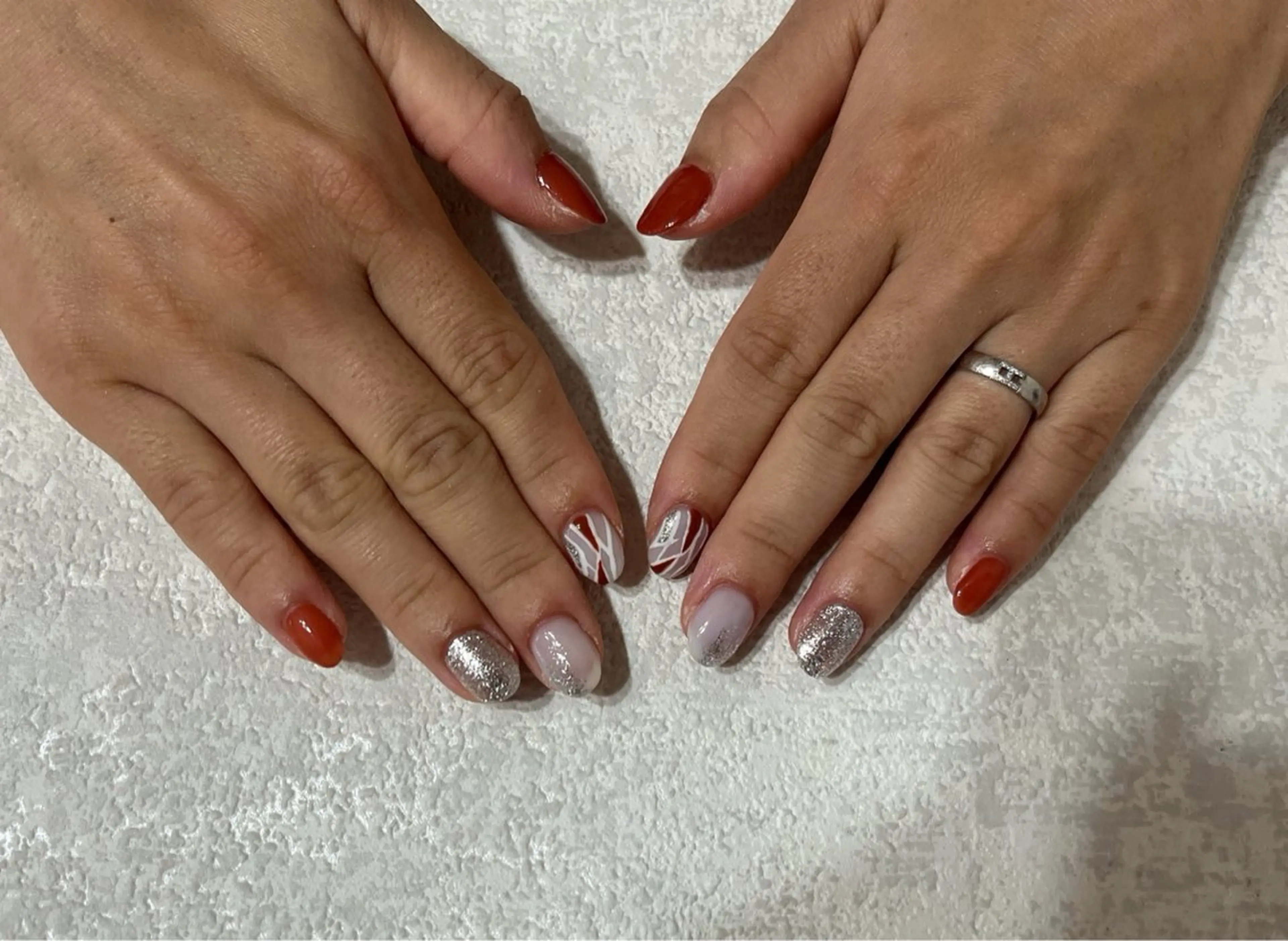 ネイル オーロラネイル フットネイル フレンチネイル ジェルネイル 韓国ネイル ハンドネイル kikinail 溝の口のネイルデザイン