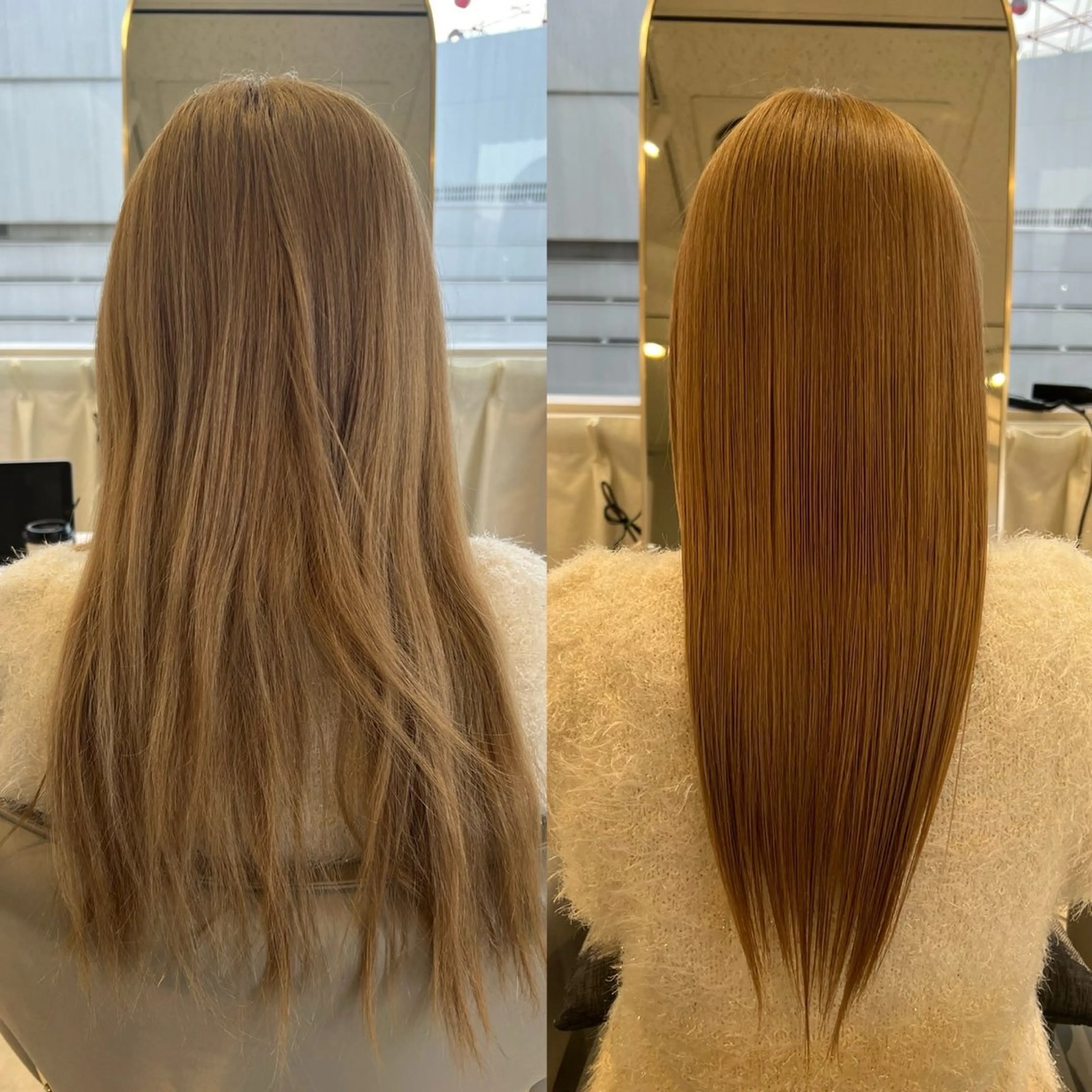 ﾐﾚｲ/ﾐﾙｸﾃｨｰ ｶﾗｰ/梅田美容室のヘアスタイル