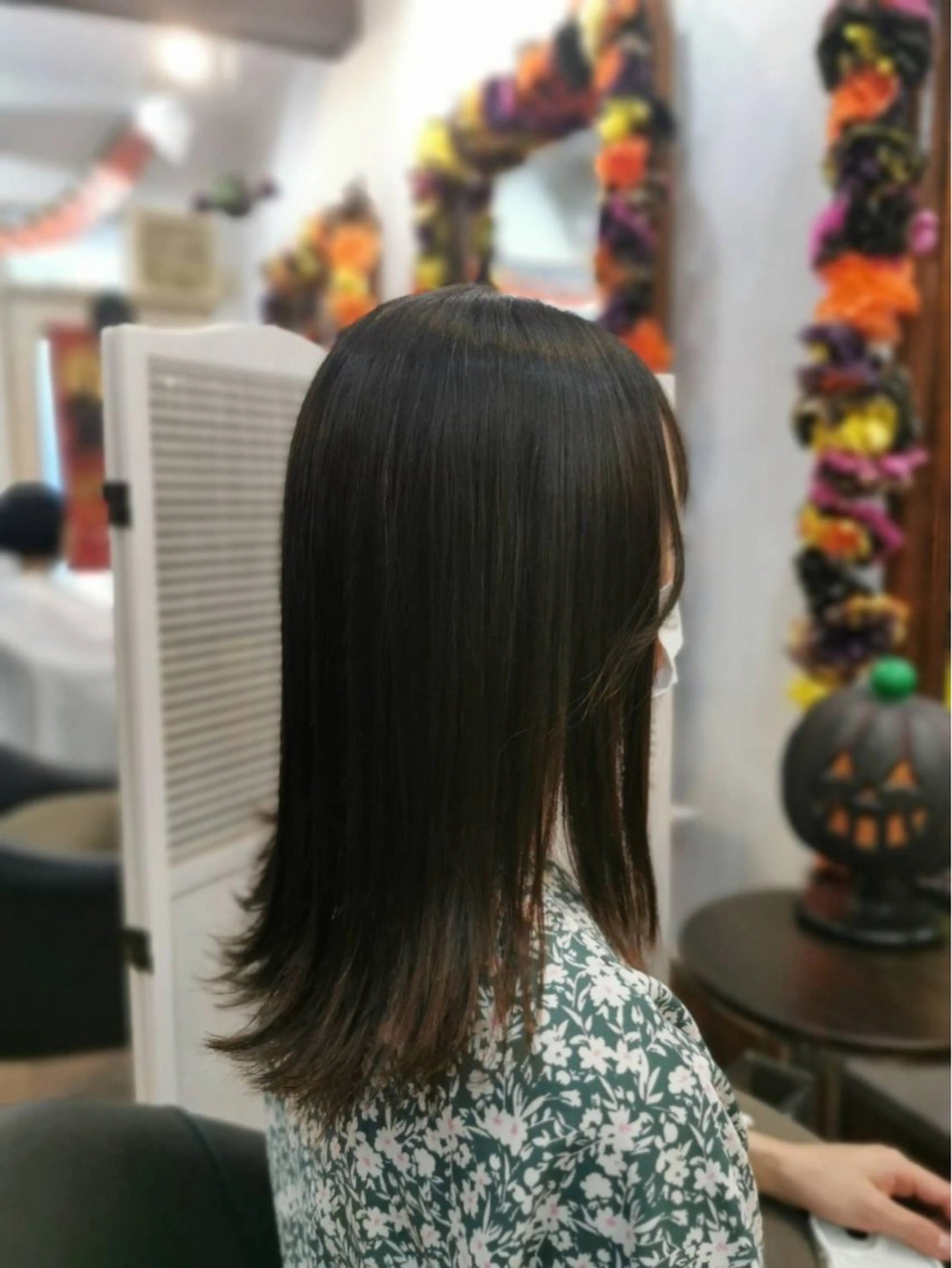 ロング 上間 洋子のヘアスタイル